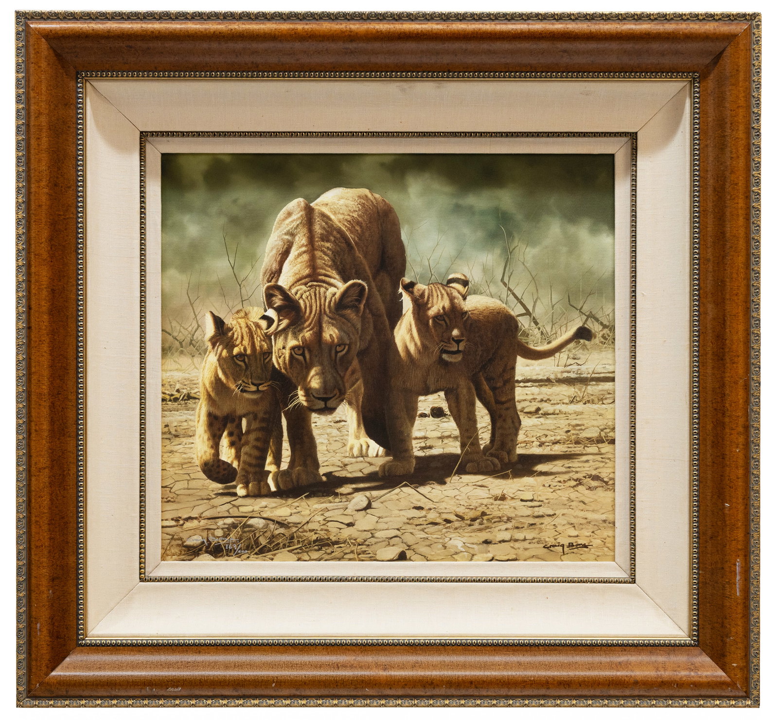 Craig Bone (Zimbabwean, b. 1955) Cub Scouts, Giclee Print: Artist, Year, Title: Craig Bone (Zimbabwean, b. 1955), Cub Scouts Medium: Giclee Print Dimensions: 30" x 29" with frame; 20" x 18" without frame Additional Information:</