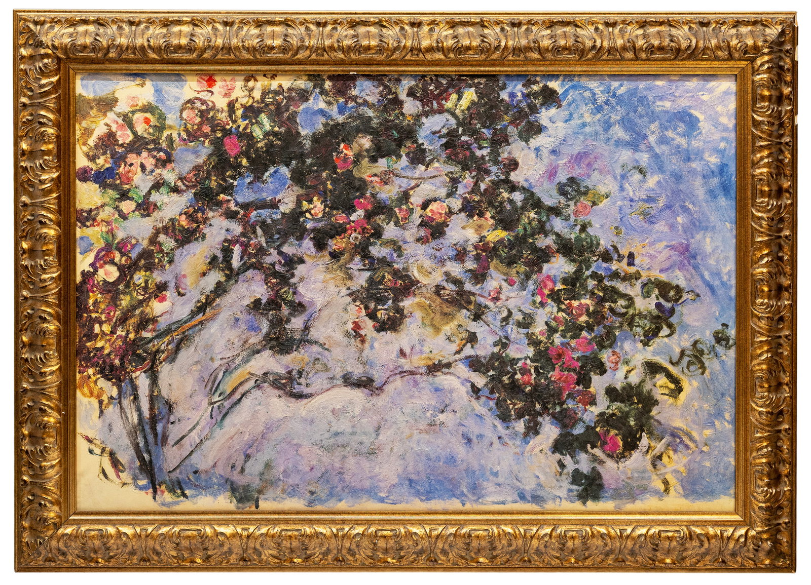 After Claude Monet (French, 1840?1926) Les Roses, COA of Reproduction (1 of 4)