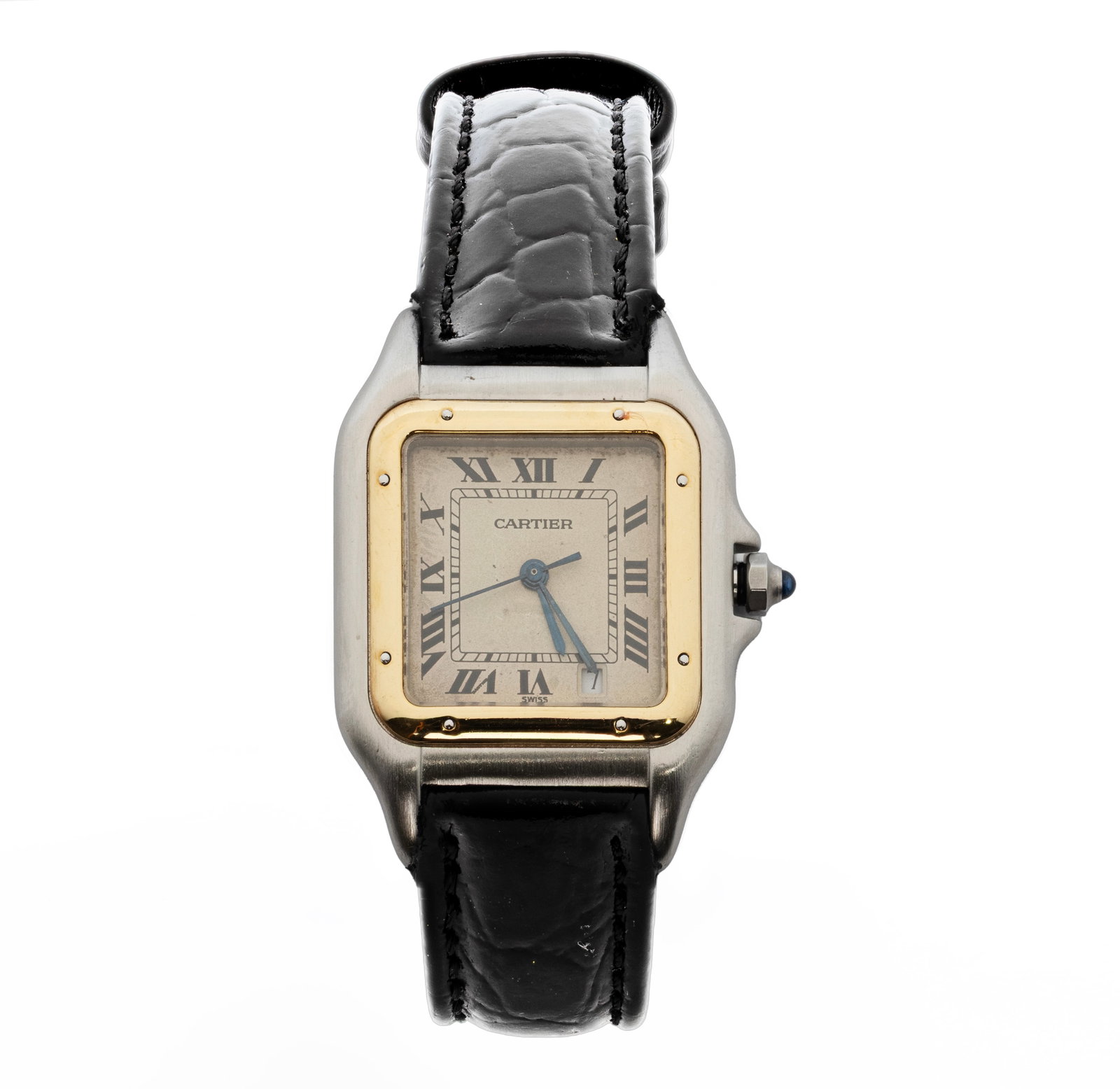 Cartier Panthere 839490 Quartz 27 mm 18K Yellow Gold: Brand: Cartier Panth?re Reference: 839490 Serial Number: 25905 Movement: Quartz Case Size: 27 mm, Weight: 46.88 grams Materi