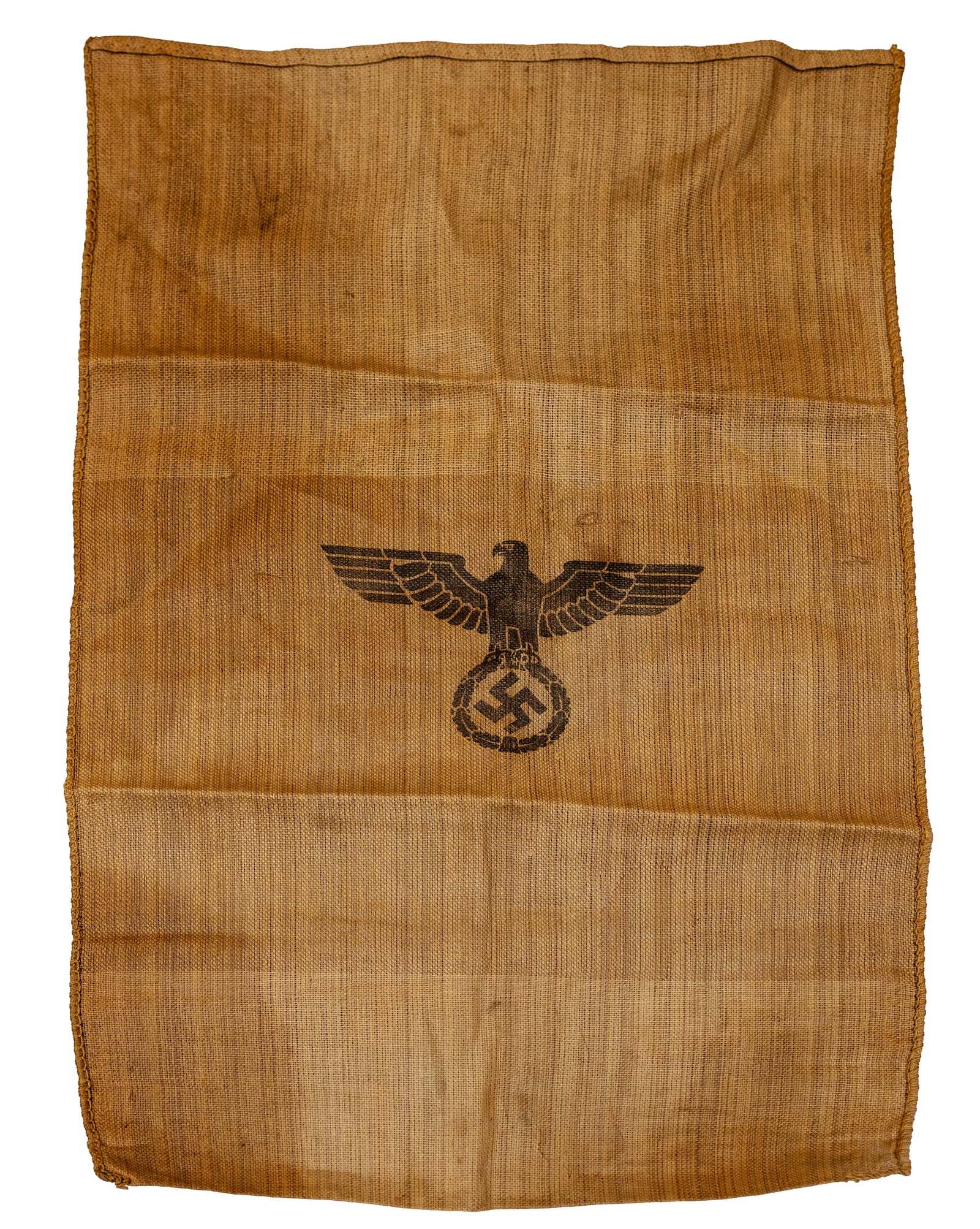 German WWII Heer Army 1942 Dated Heavy Burlap Ration Grain Sack (1 of 3)