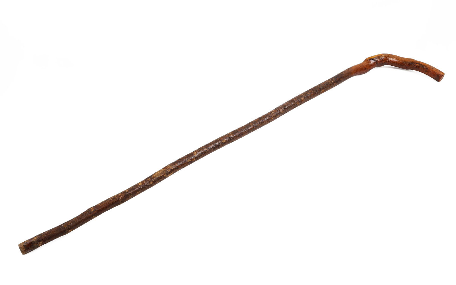 Rustic Hand-Carved Wooden Walking Cane (1 of 6)