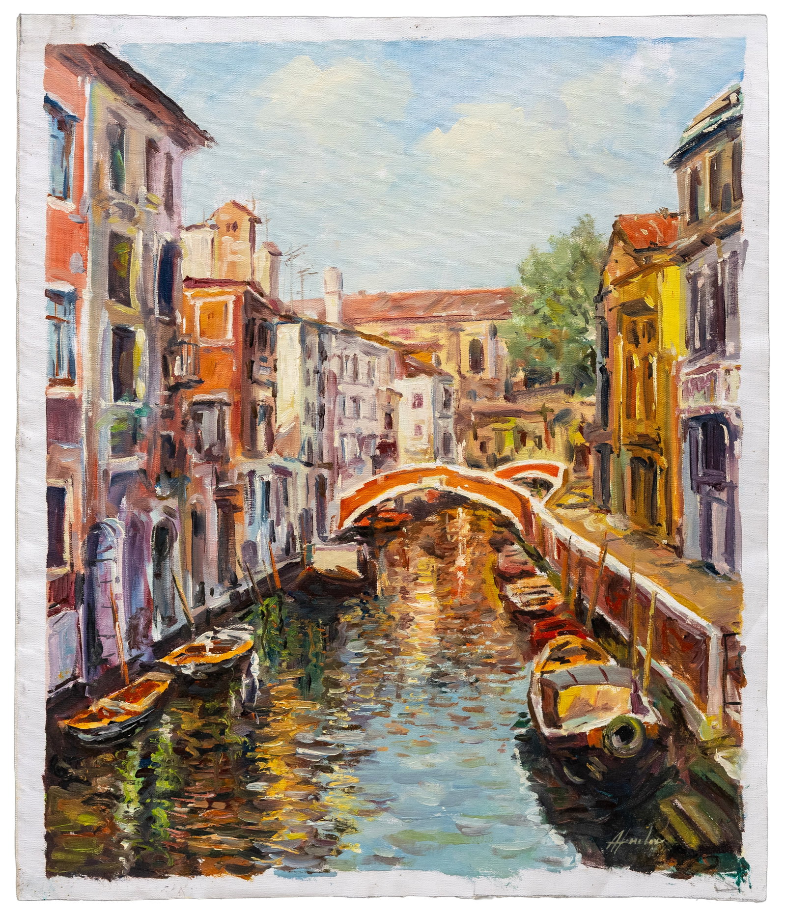 Alexander Heucher (Ukrainian-German, b. 1948), Venetian Canal Scene (1 of 4)