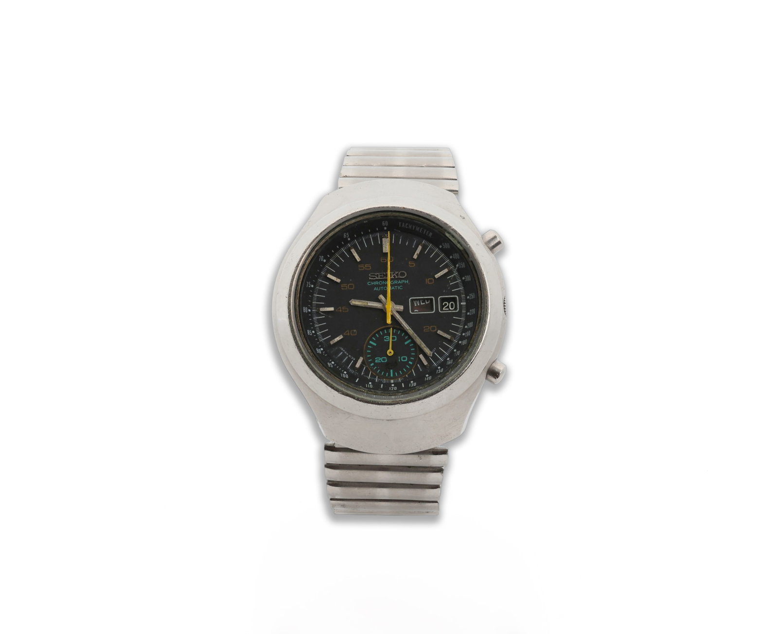 Vintage Seiko “Helmet” 6139-7101 Automatic Chronograph Watch (1 of 6)