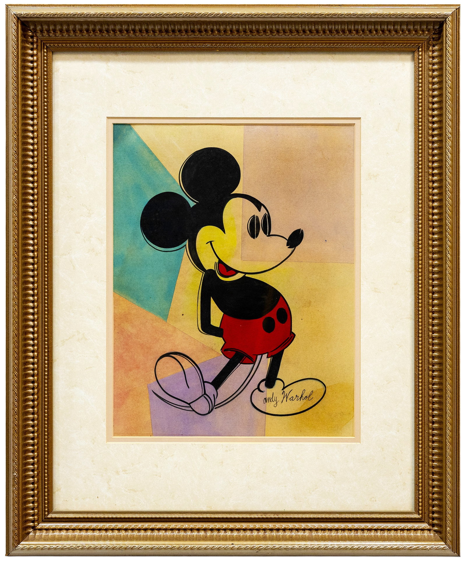 Andy Warhol, Mickey Mouse, Color Print on Paper (1 of 4)