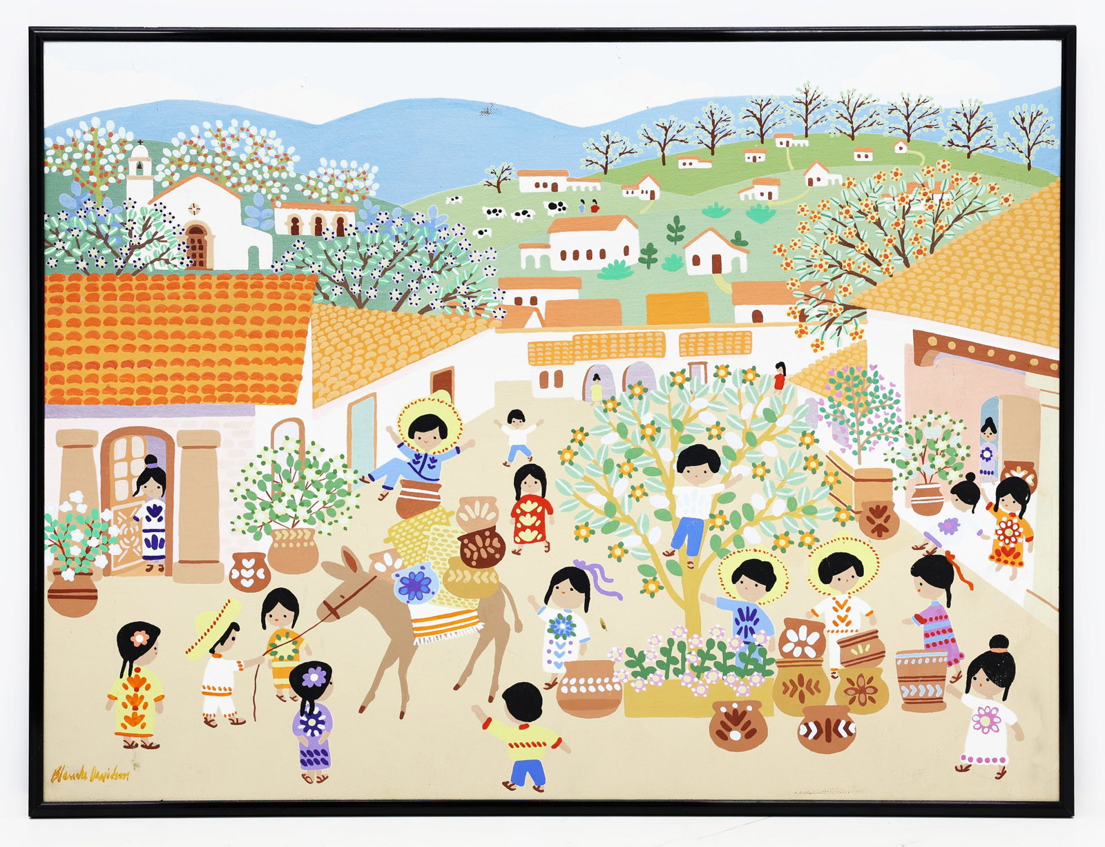 Blanche Davidson, Little Potters, Acrylic on Board (1 of 4)