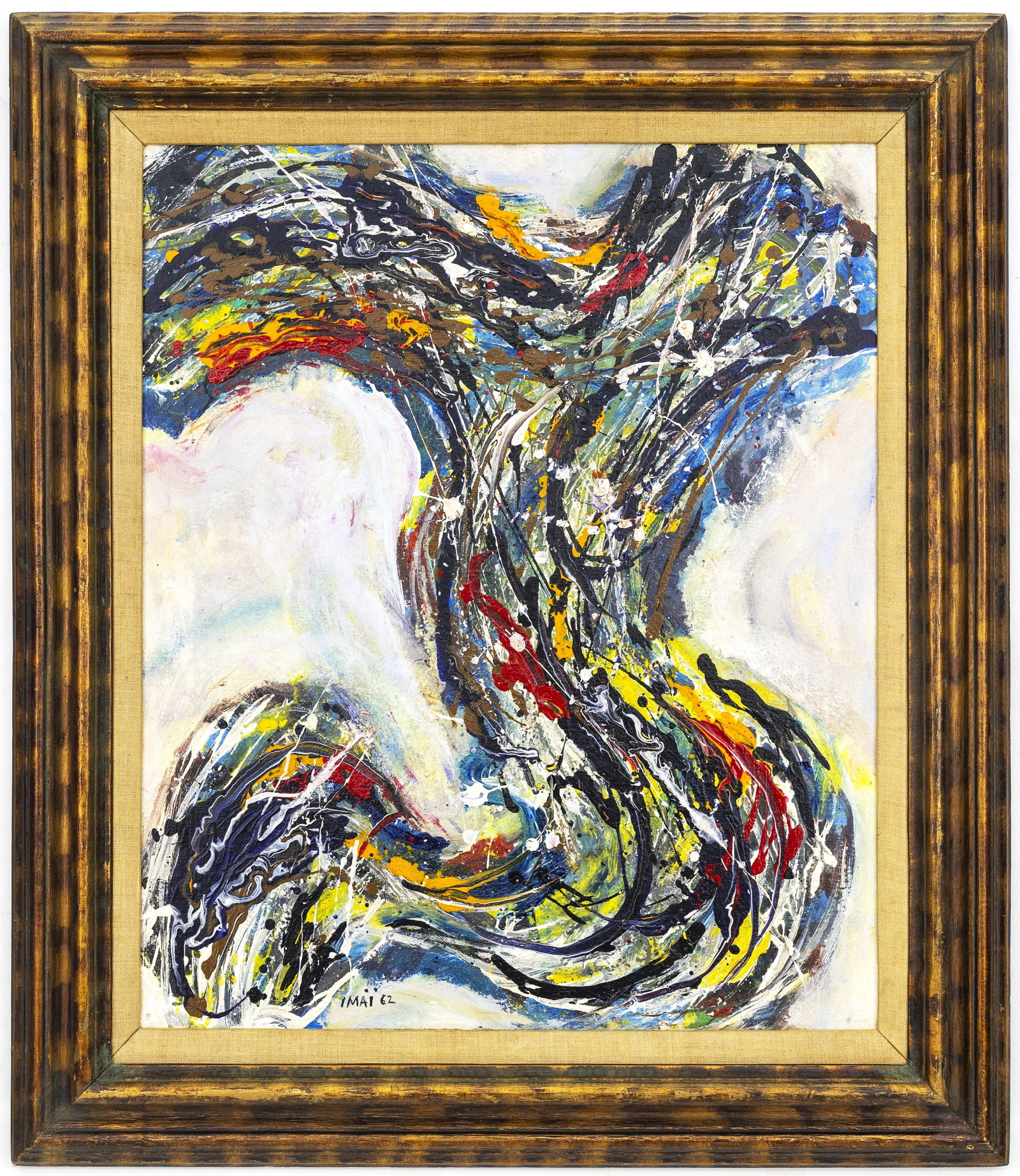 Toshimitsu Imai (Japanese, 1928?2002), Abstract Composition, 1962, Oil on Canvas (1 of 4)