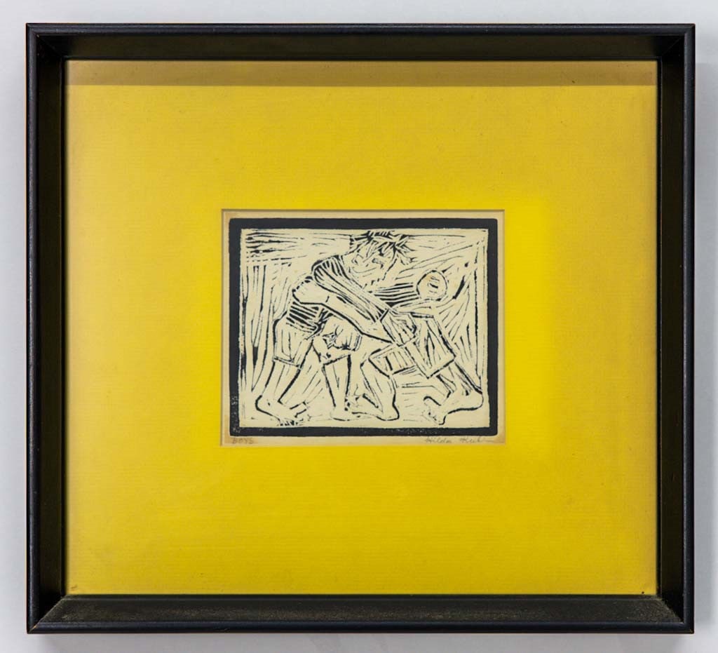 Hilda Rubi, Boy, Signed Lithograph Print (1 of 3)