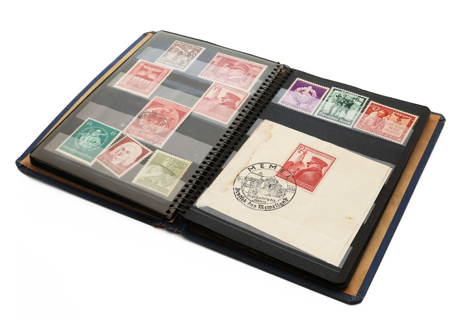 Vintage Stamp Album with German Third Reich and European Commemorative Stamps (1 of 13)