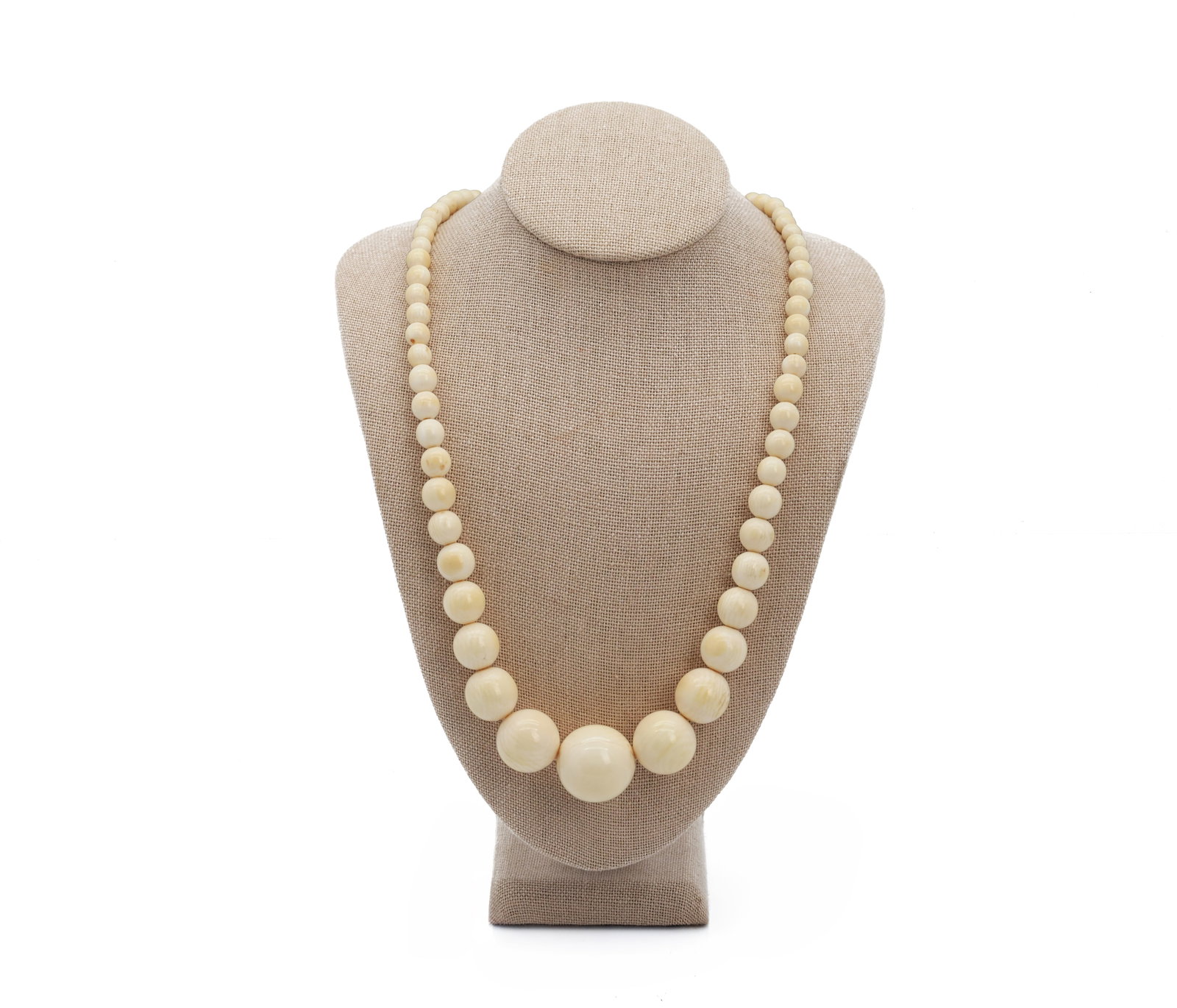 Vintage Multi-Strand Picture Jasper and Fine Carved Floral Necklace (1 of 4)