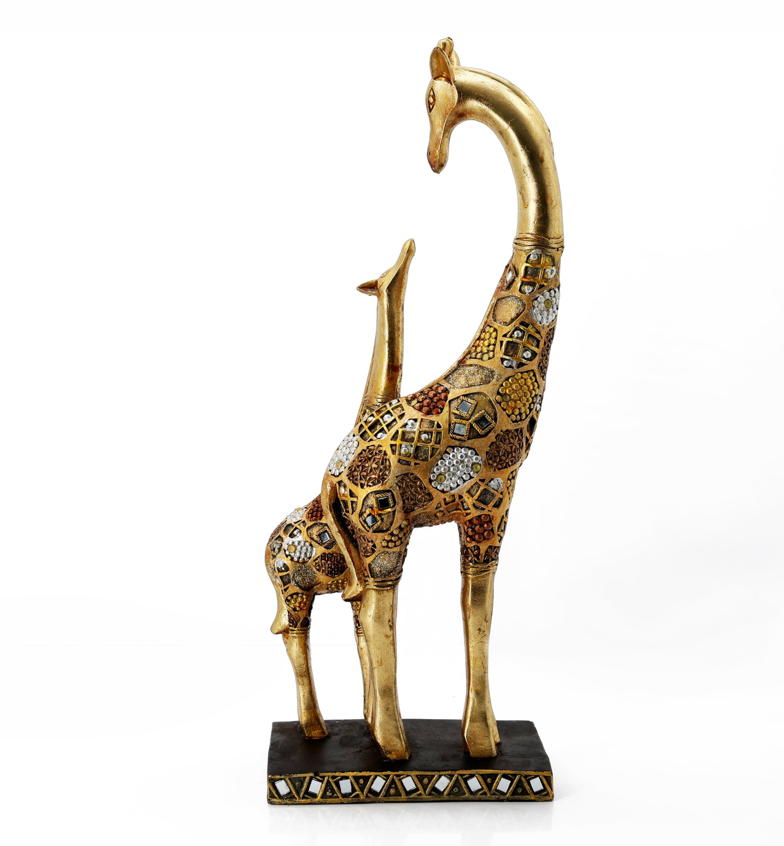 Decorative African Style Giraffe Sculpture Figurine (1 of 6)