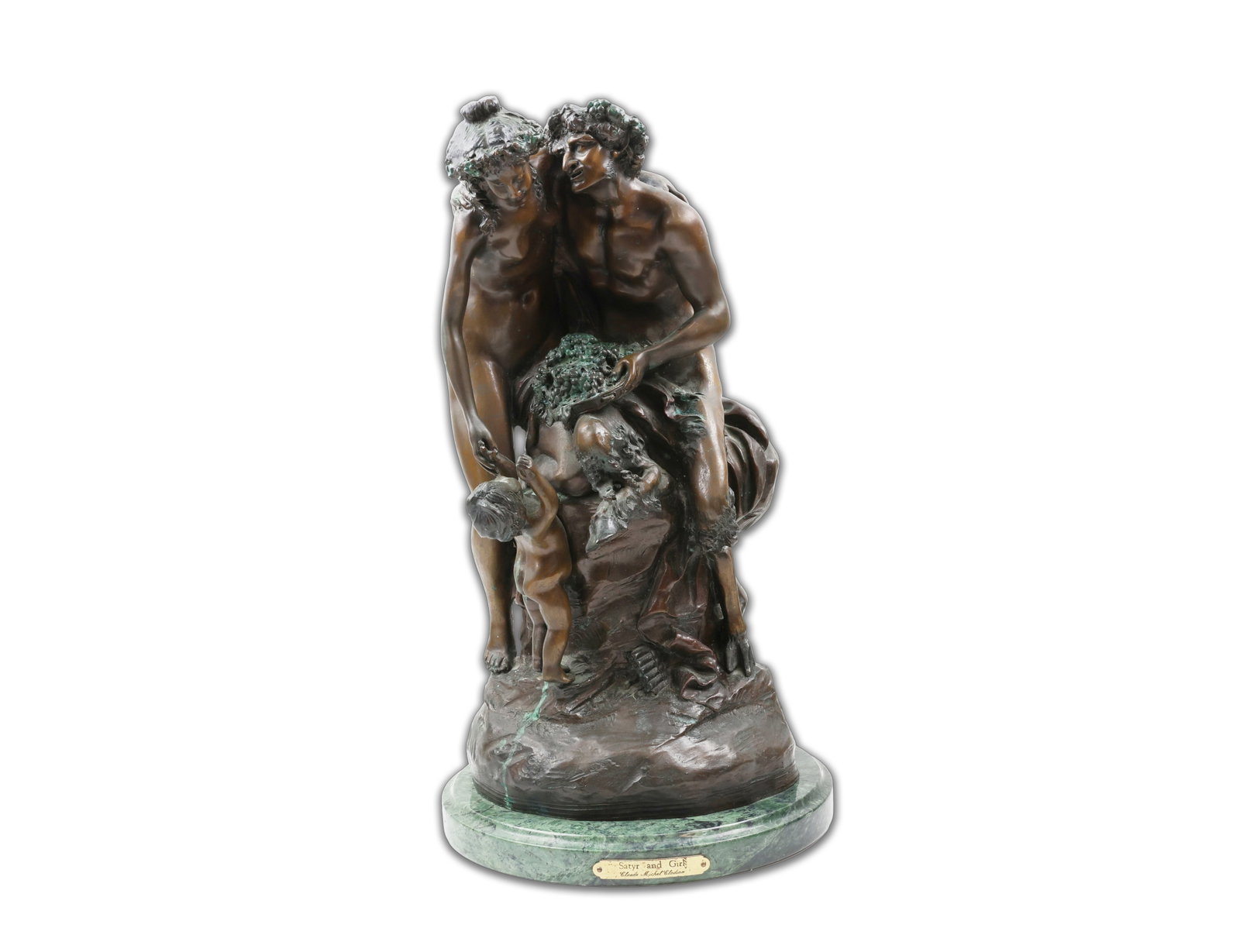 After Claude Michel Clodion Bronze Figure "La Folle Chanson" , Inscribed 1857 (1 of 9)