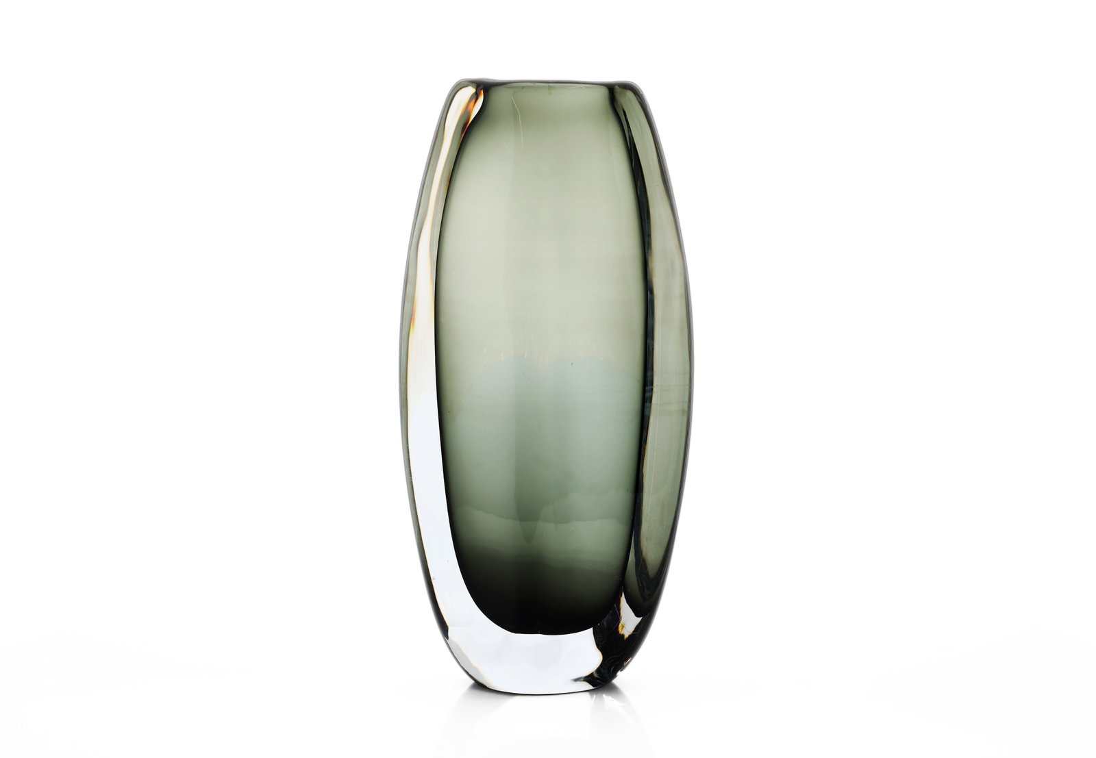 Orrefors "Dusk" Sommerso Art Glass Vase by Nils Landberg. Model 3538/7 (1 of 6)
