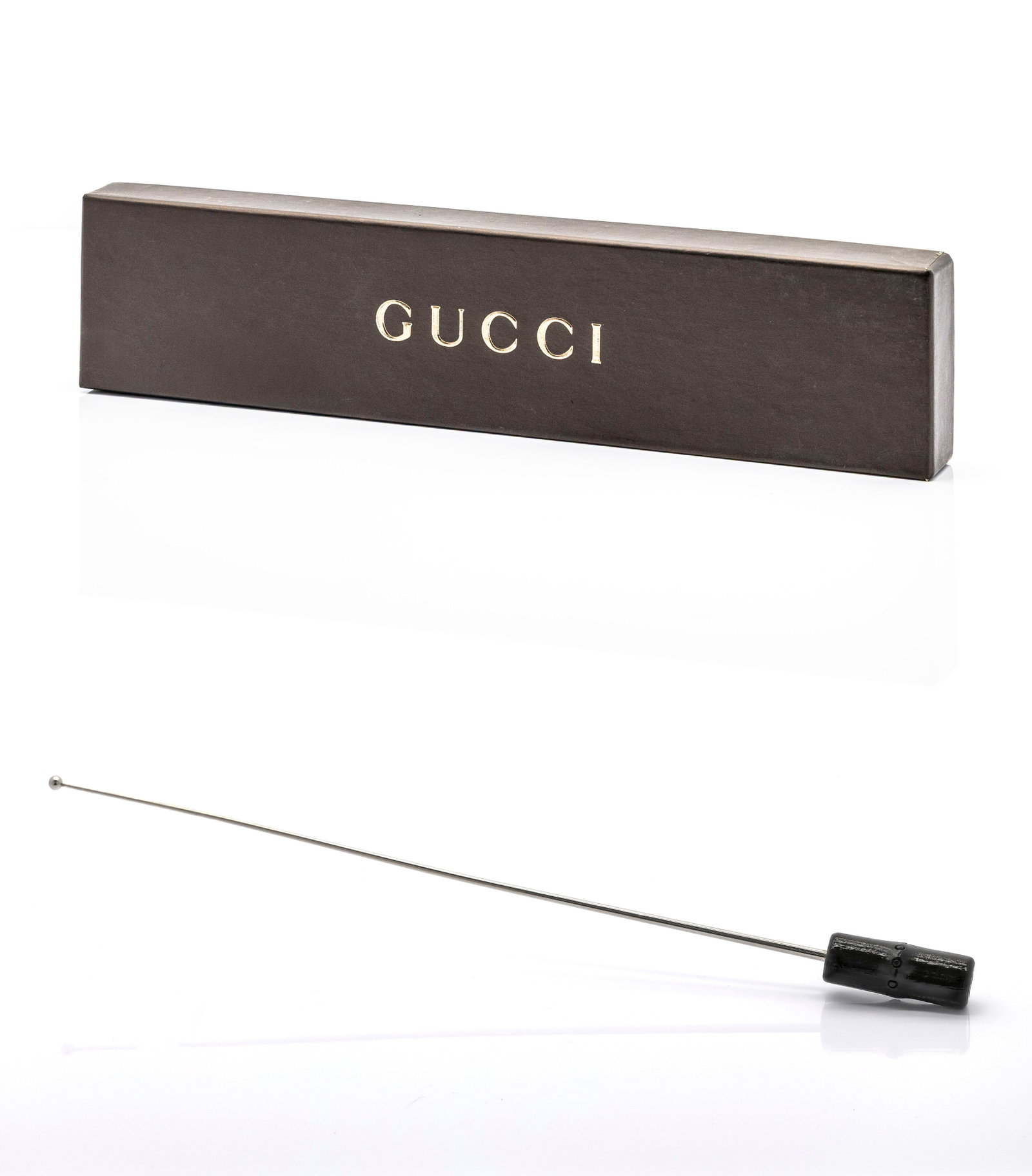 Gucci Bamboo-Style Cocktail Stirrer / Swizzle Stick with Box (1 of 4)
