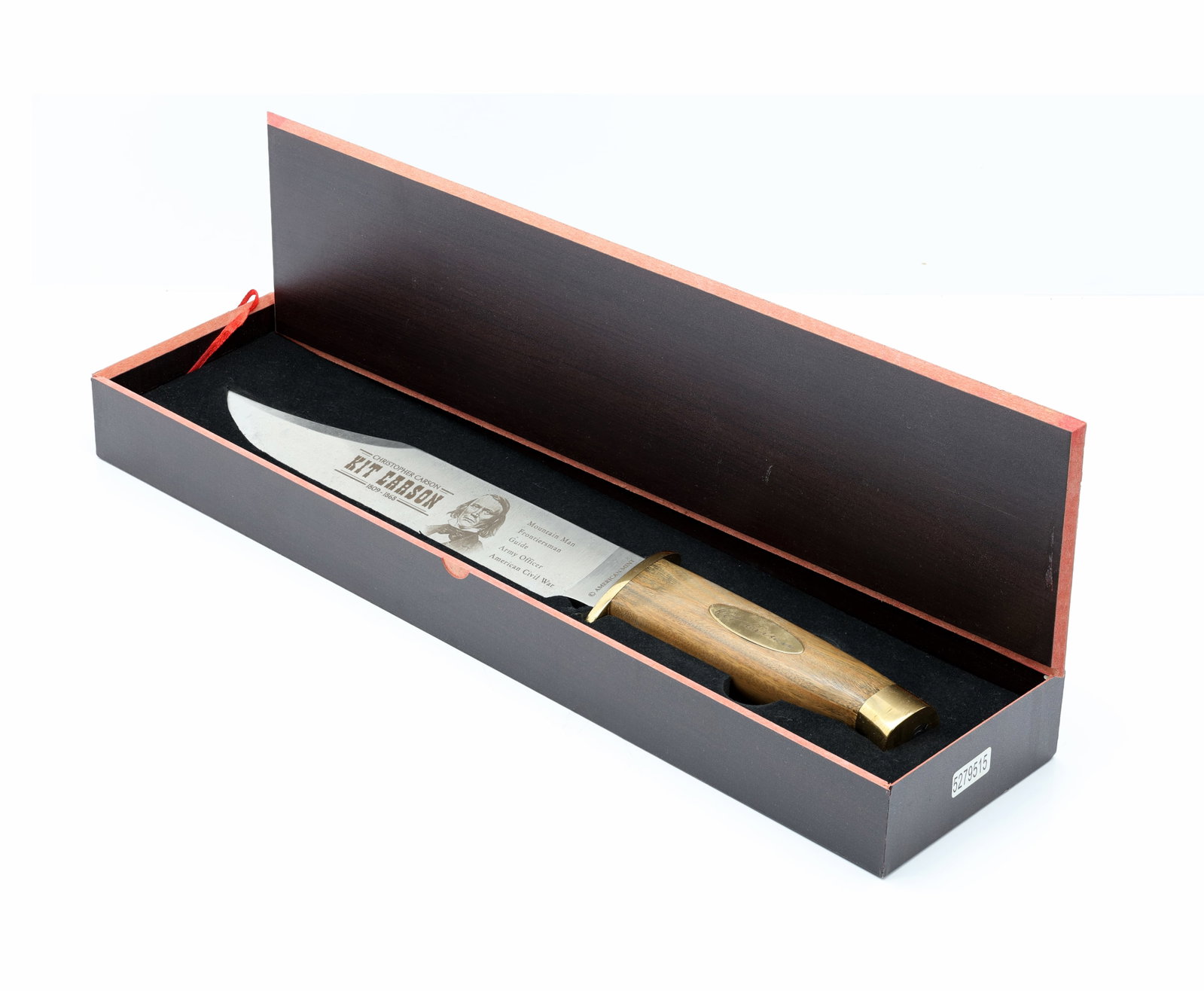 American Mint "Legends of the Wild West" Kit Carson Bowie Knife with Presentation Box (1 of 7)