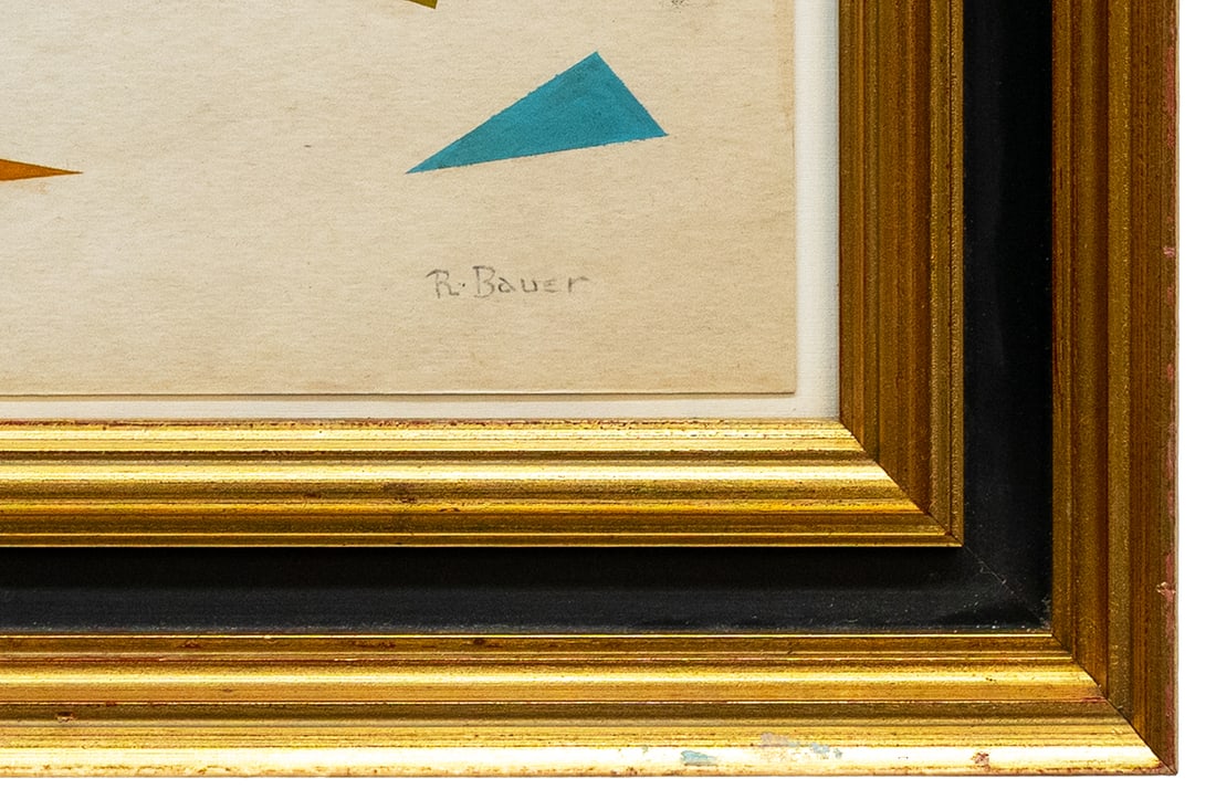 Rudolf Bauer (German) Geometric Abstract Composition - 2