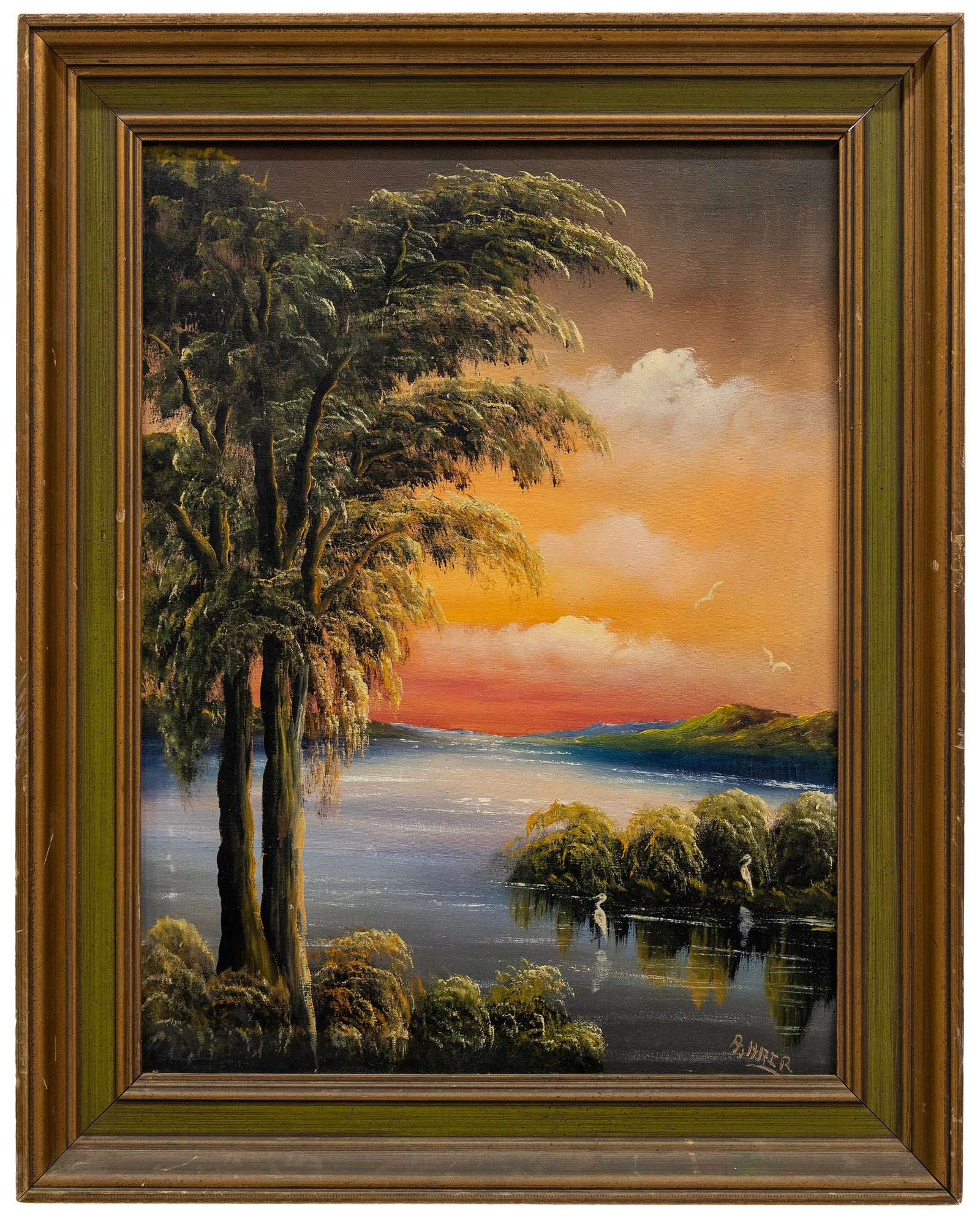 Alfred Hair (American, 1941-1970) Highwaymen, Florida River Landscape, 1960 (1 of 4)