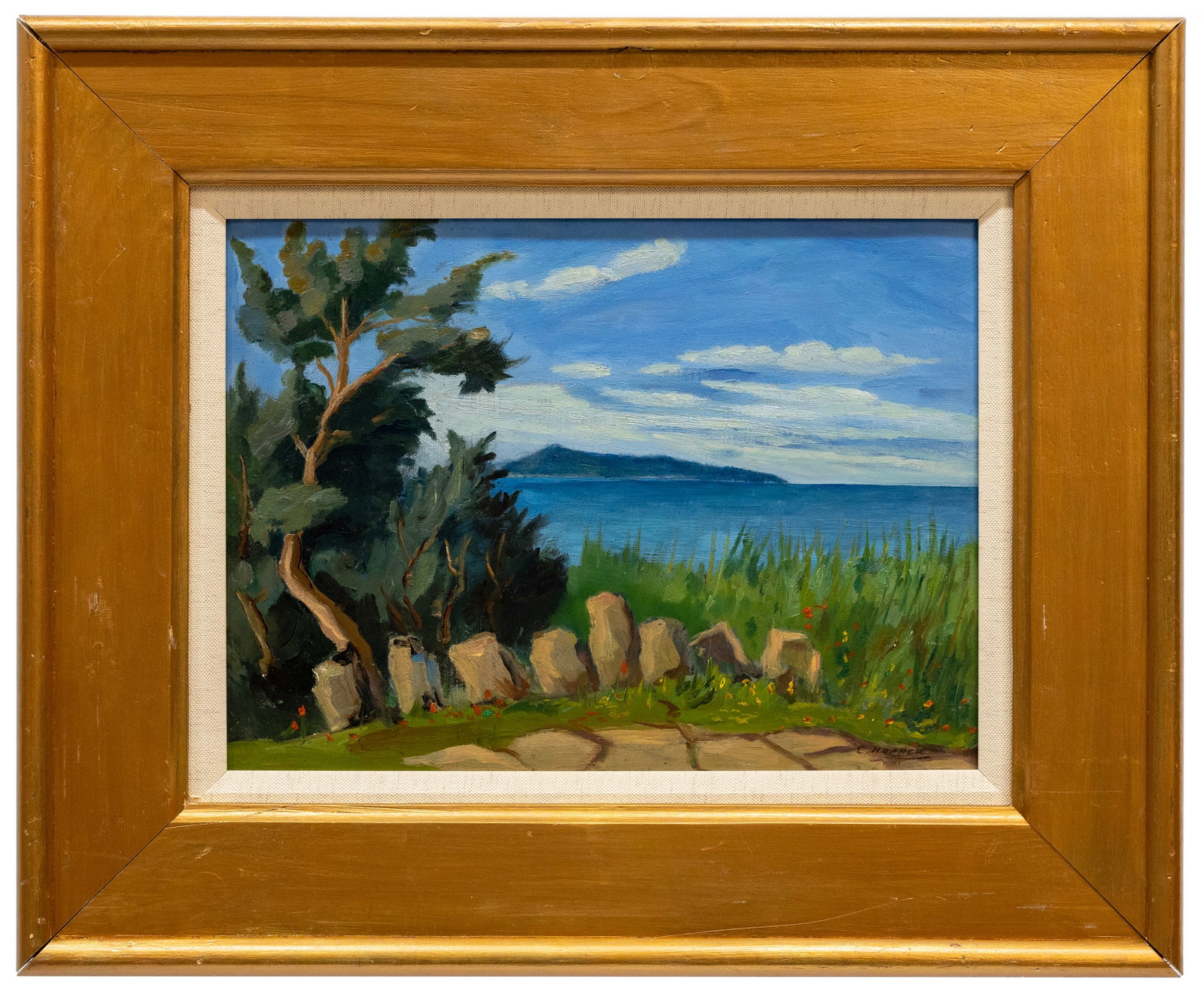 Edward Hopper (American, 1882-1967) Coastal Landscape, Oil on Board (1 of 4)