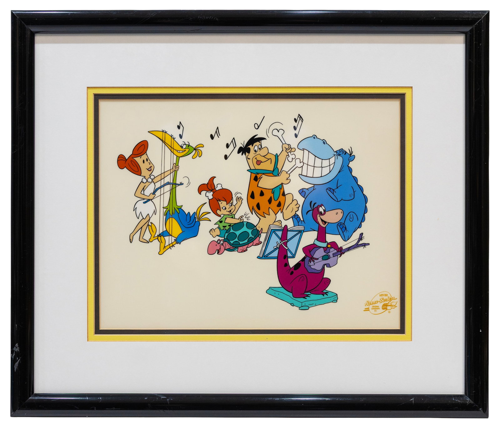 Hanna-Barbera Productions (1990s) The Flintstones Band Bedrock Roll, Serigraph (1 of 4)
