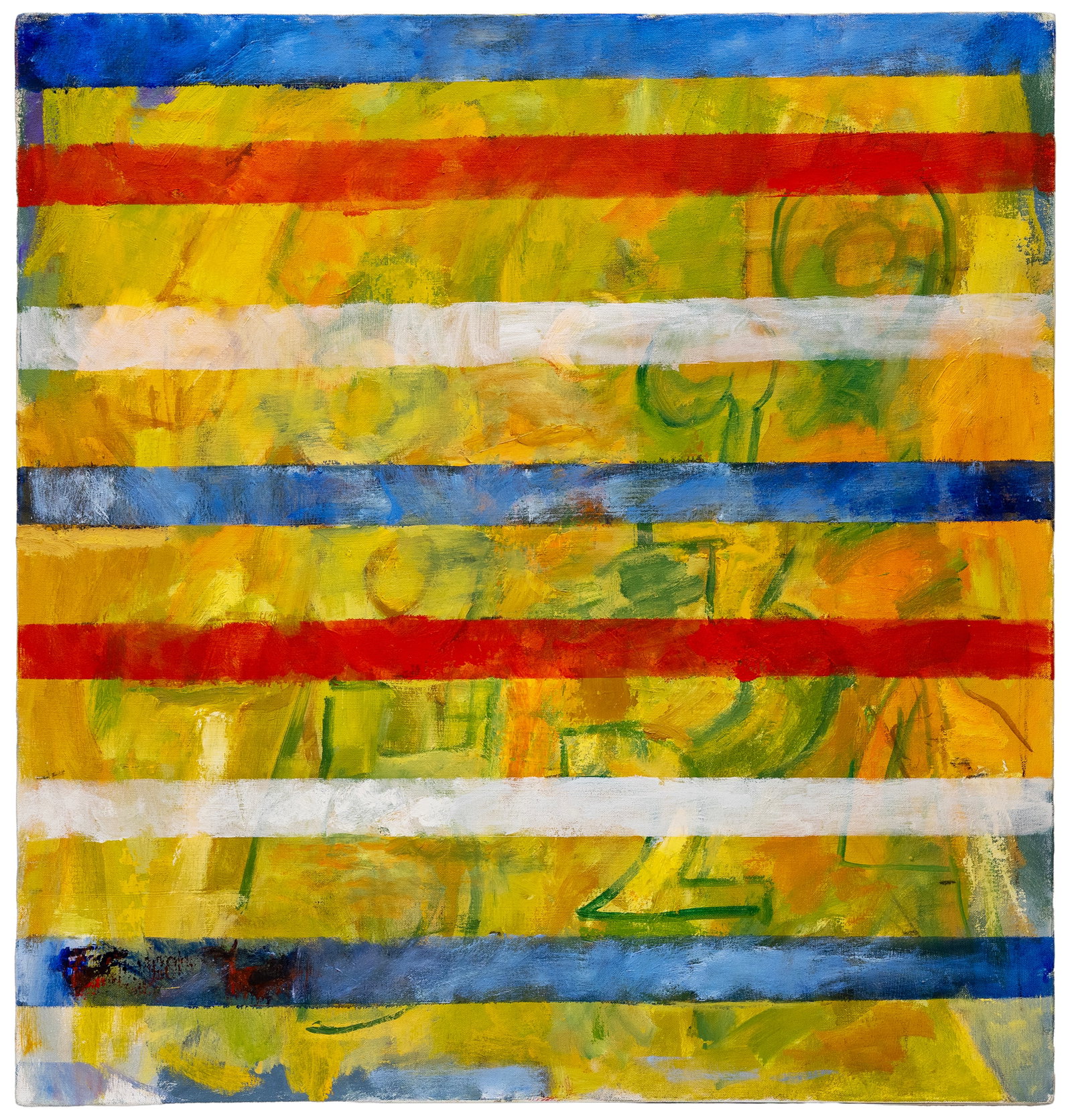 David Udoff (American) Split Pea Soup 2022, Oil on Canvas (1 of 3)