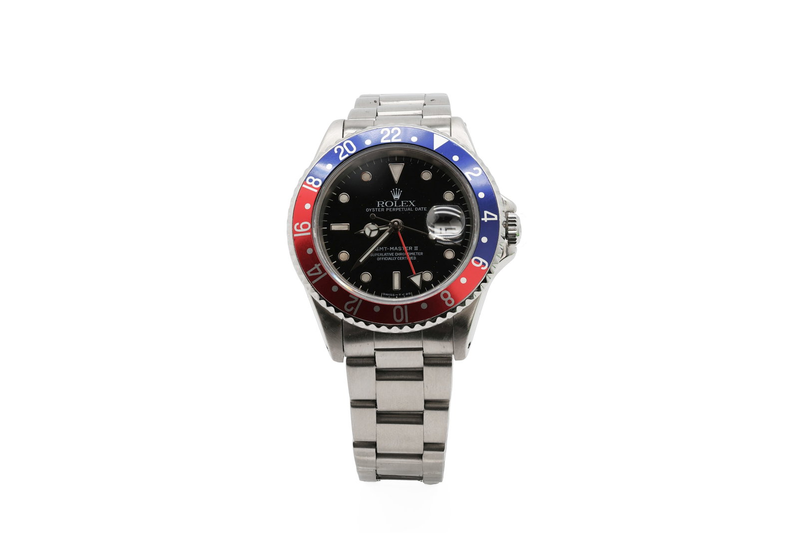 Rolex GMT-Master II 16710 Pepsi Stainless Steel Watch (1 of 8)