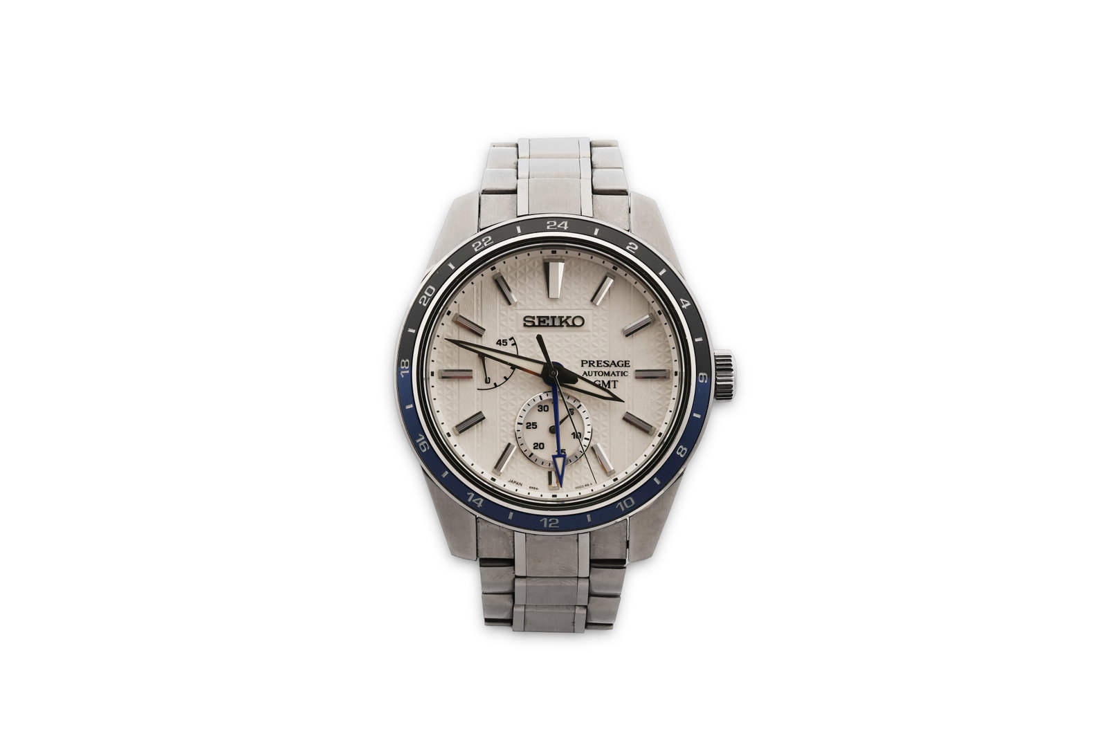 Seiko Presage Sharp Edged Series Zero Halliburton Limited Edition GMT Watch (1 of 9)