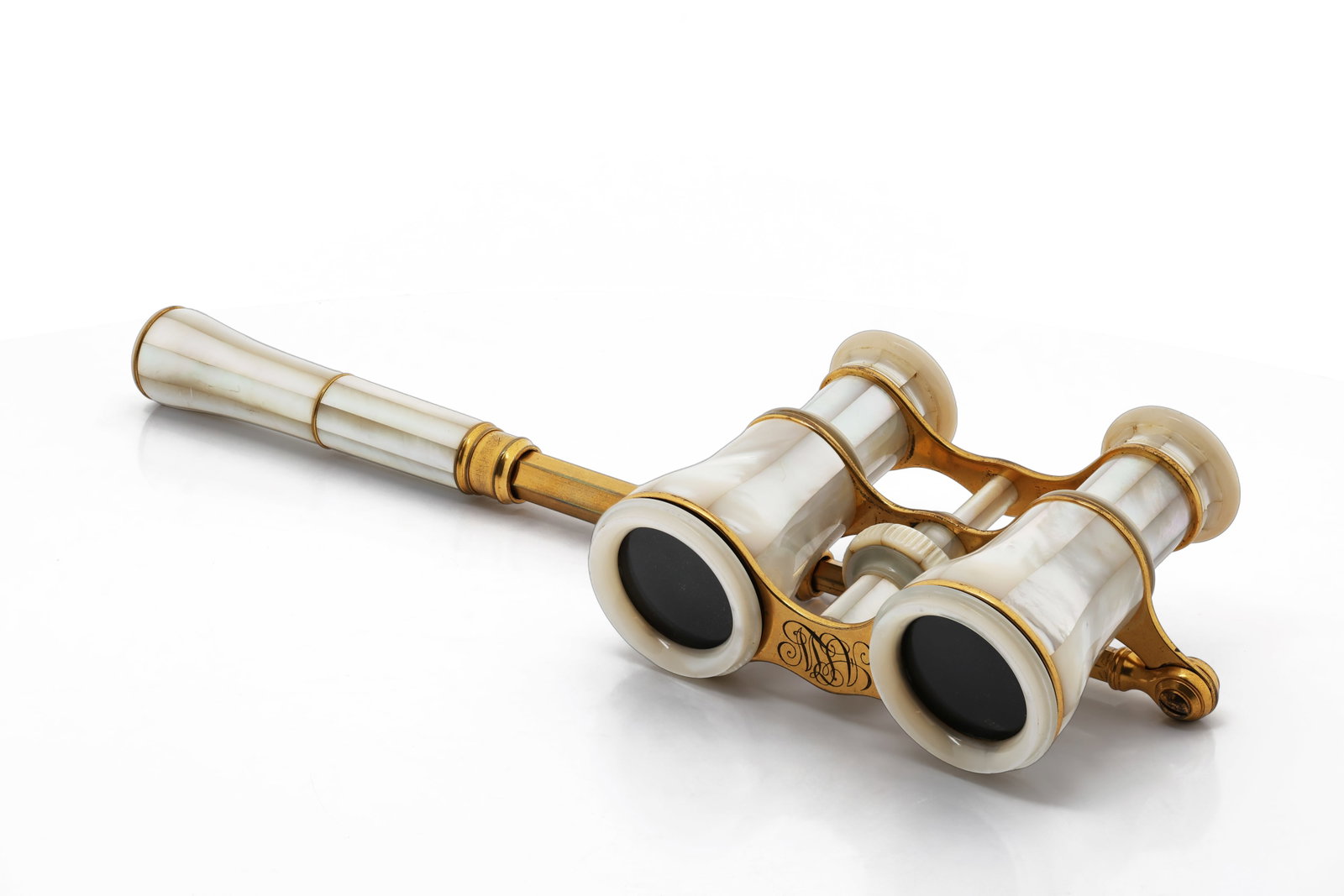 Antique Mother-of-Pearl Binocular Opera Glasses by W.K. Vander Slice, San Francisco (1 of 9)