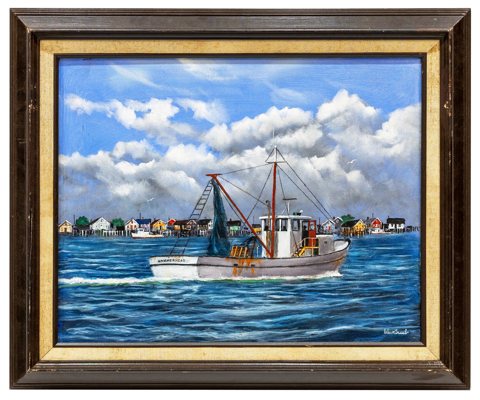 Herbert Weintraub (American, 1934-2019) Hammerhead, Oil on Masonite (1 of 6)