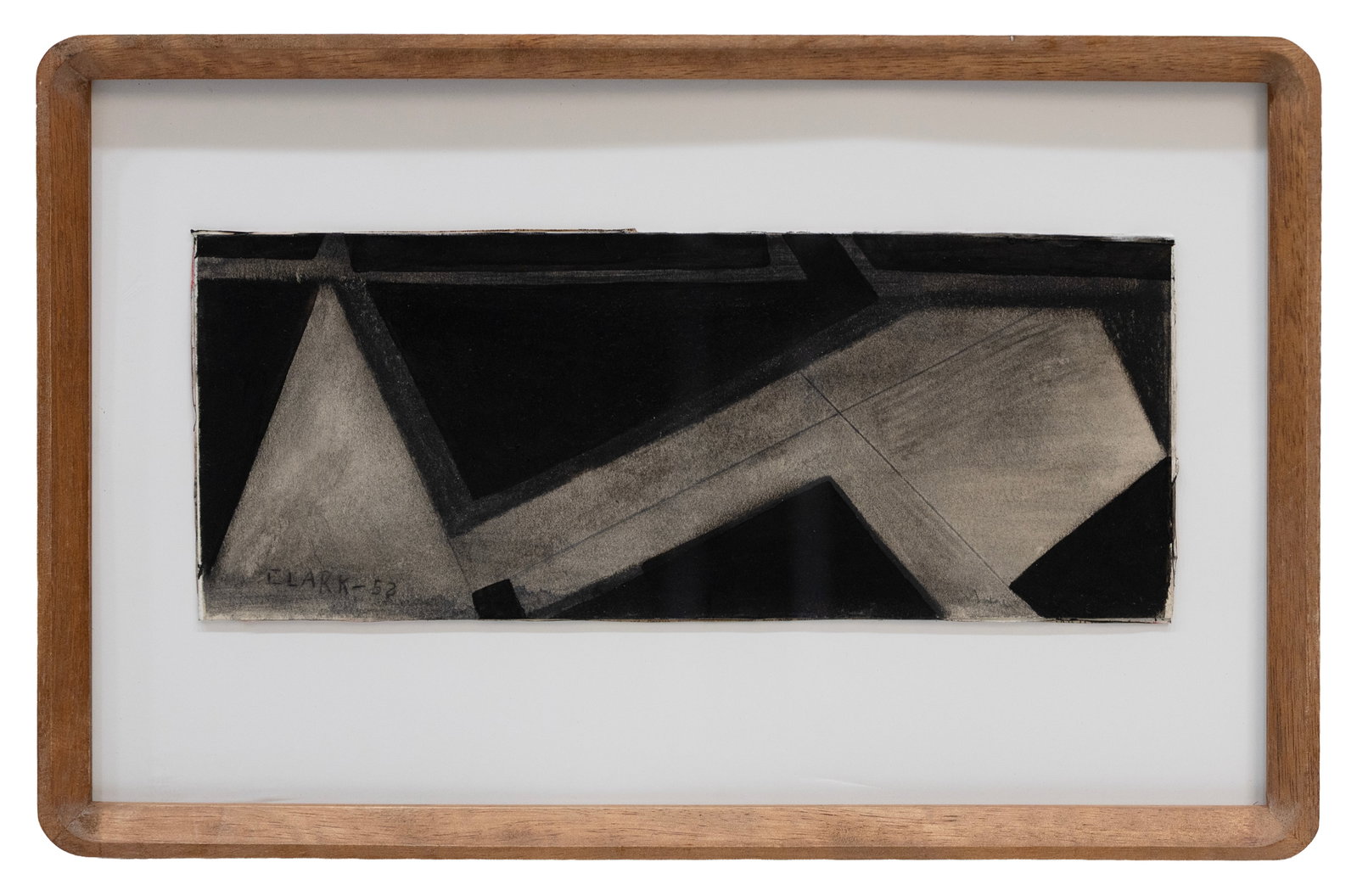 Lygia Clark (Brazilian) Abstract Geometric Composition 1952, Mixed media on paper (1 of 4)