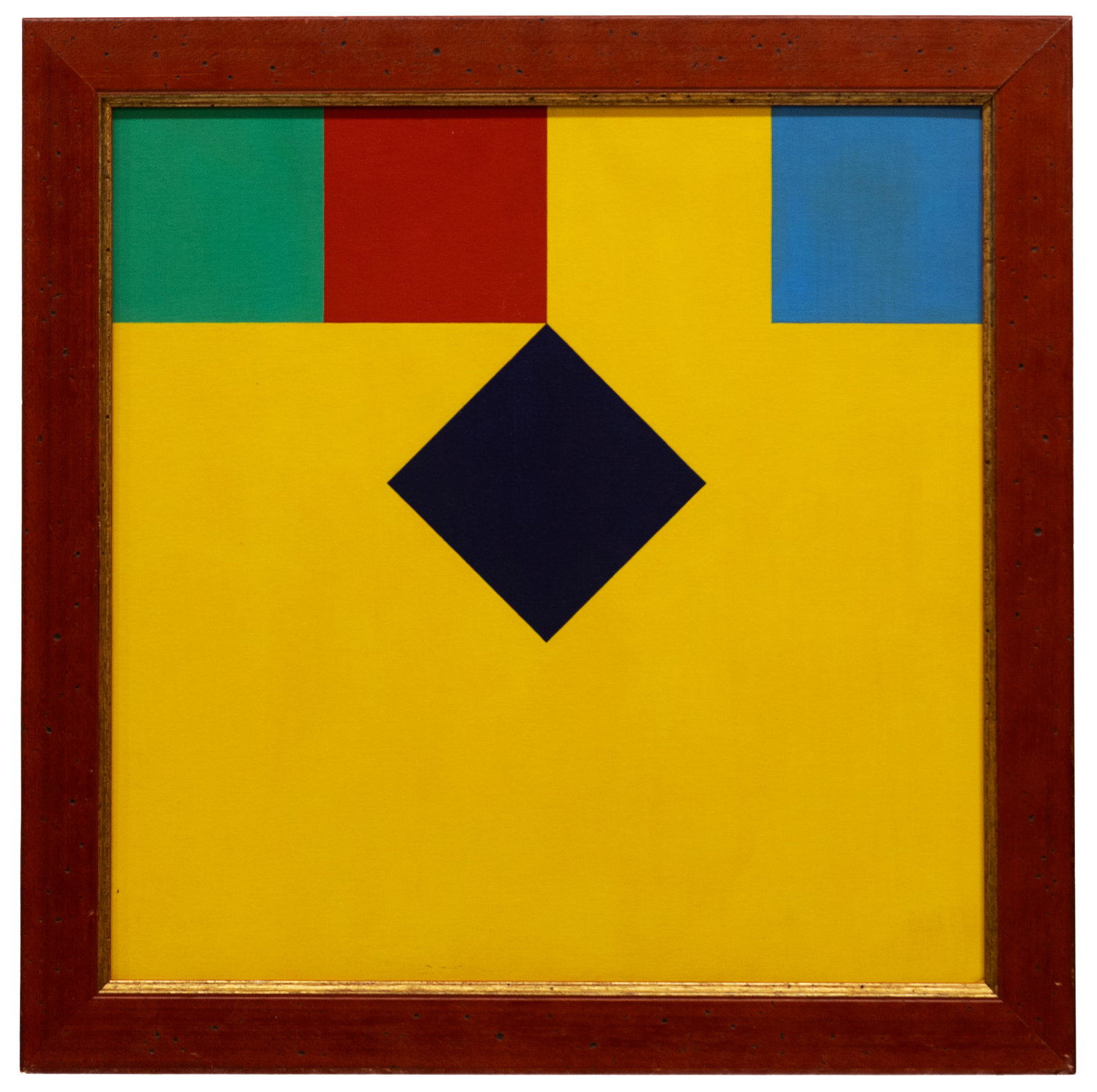 Attr to Richard Paul Lohse (Swiss) Geometric Composition, Acrylic on Board: Artist, Year, Title: Attributed to Richard Paul Lohse (Swiss, 1902?1988) Geometric Composition Medium: Acrylic on Board Dimensions: Without frame 19.75 x 19.75"; Framed 23.25 x 23.25"<
