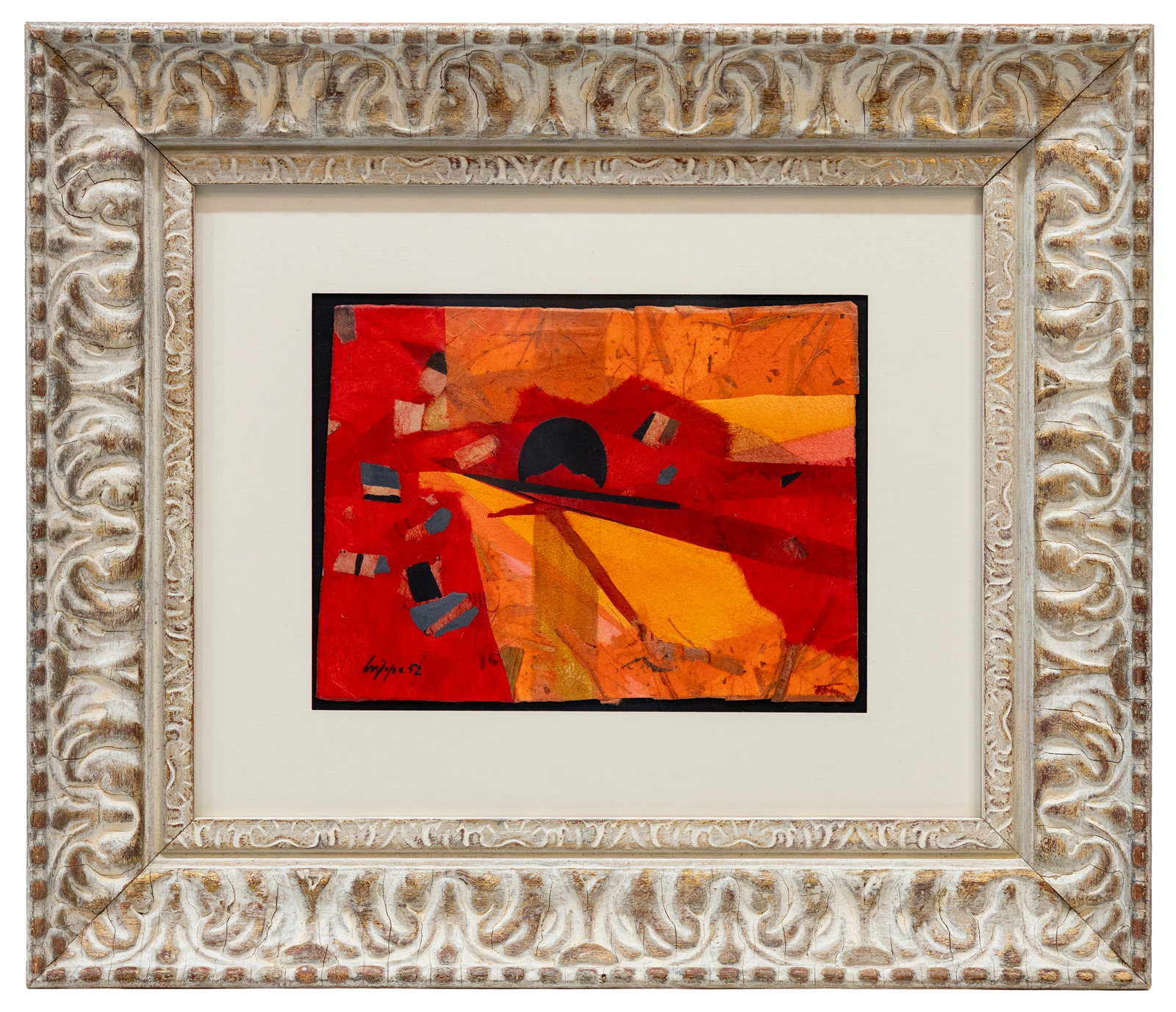 Roberto Crippa (Italian) Mixed Media Collage on Board (1 of 5)