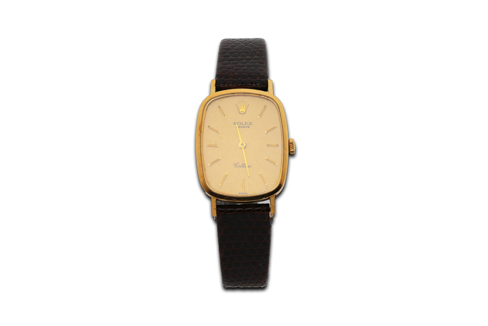 Vintage Rolex Cellini Ref. 4111 18K Yellow Gold Manual Wind Watch, Circa 1976 (1 of 10)