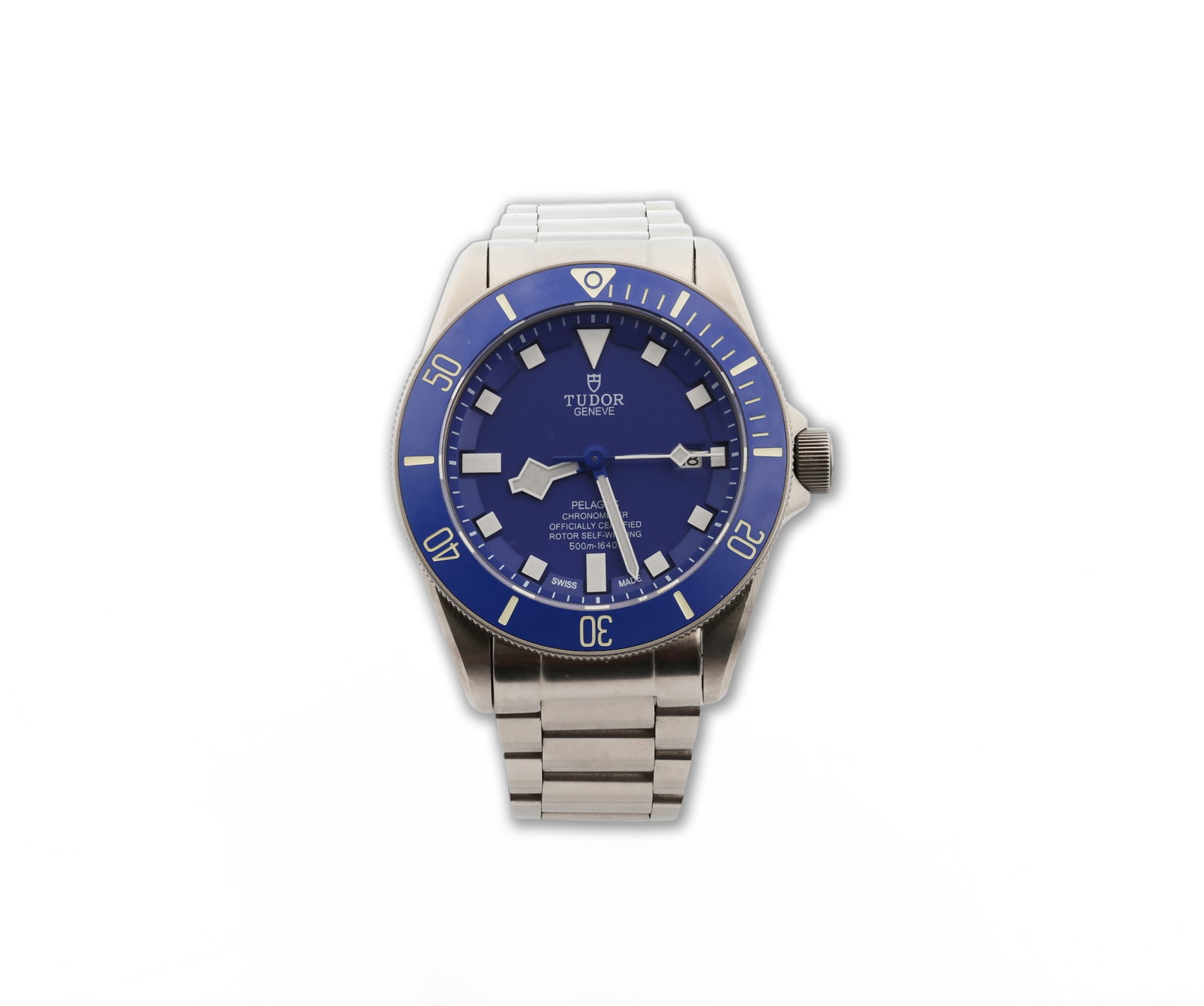 Tudor Pelagos 42mm Blue Dial Titanium Automatic Watch 25600TB: Brand: Tudor Pelagos 42mm Blue Dial Titanium Automatic Wristwatch Ref. 25600TB Model: Pelagos Reference: 25600TB Movement: Tudor Manufacture Calibre MT5612 autom