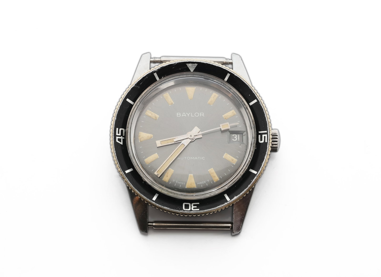 Vintage Baylor Captain Cook Automatic Diver Watch 1969: Brand: Baylor Model: Captain Cook Automatic Diver Origin: Switzerland Year: 1969 Movement: Swiss Automatic Case Material: