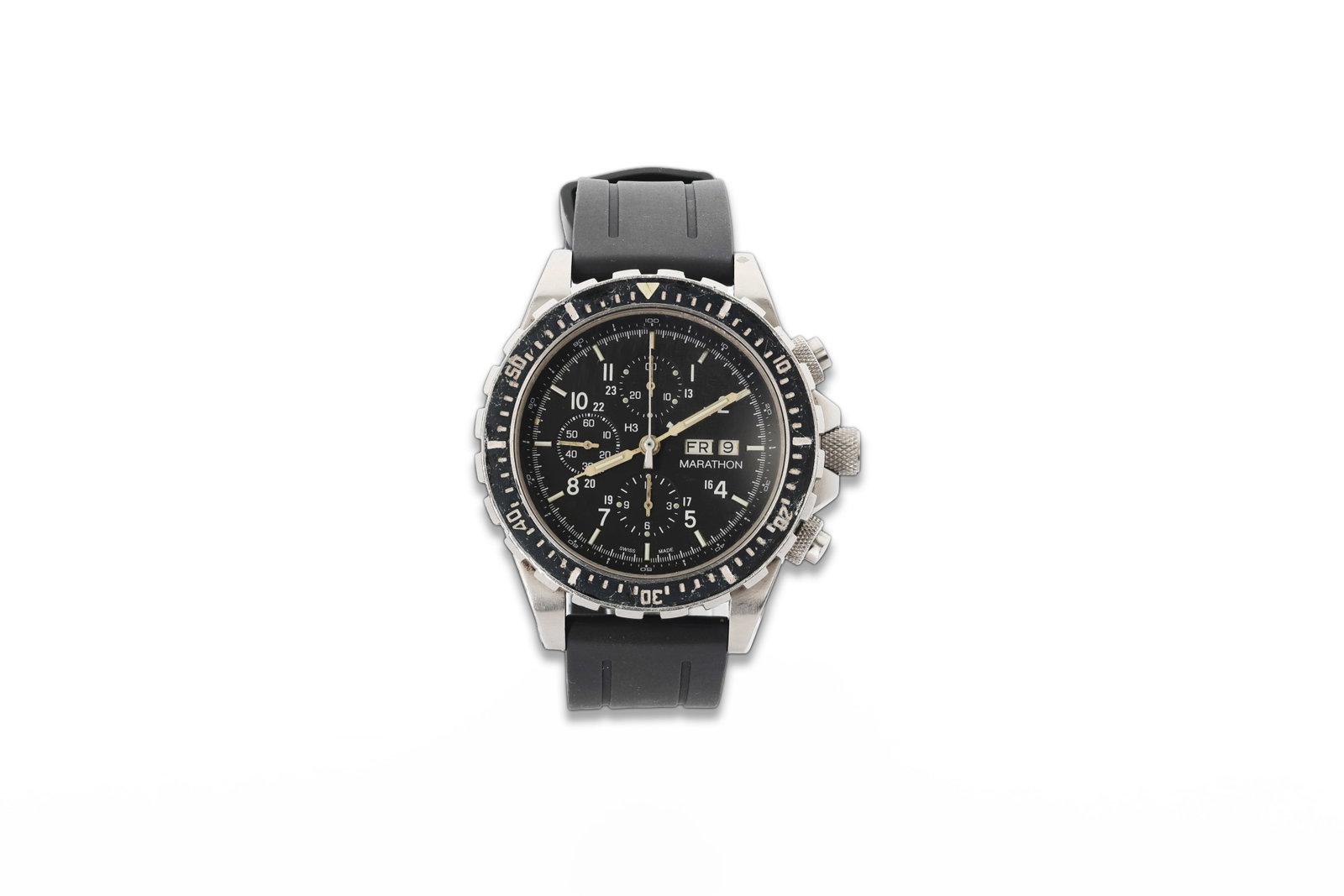 Marathon CSAR WW194014 Military Diver Chronograph 46mm Black Dial Watch (1 of 10)