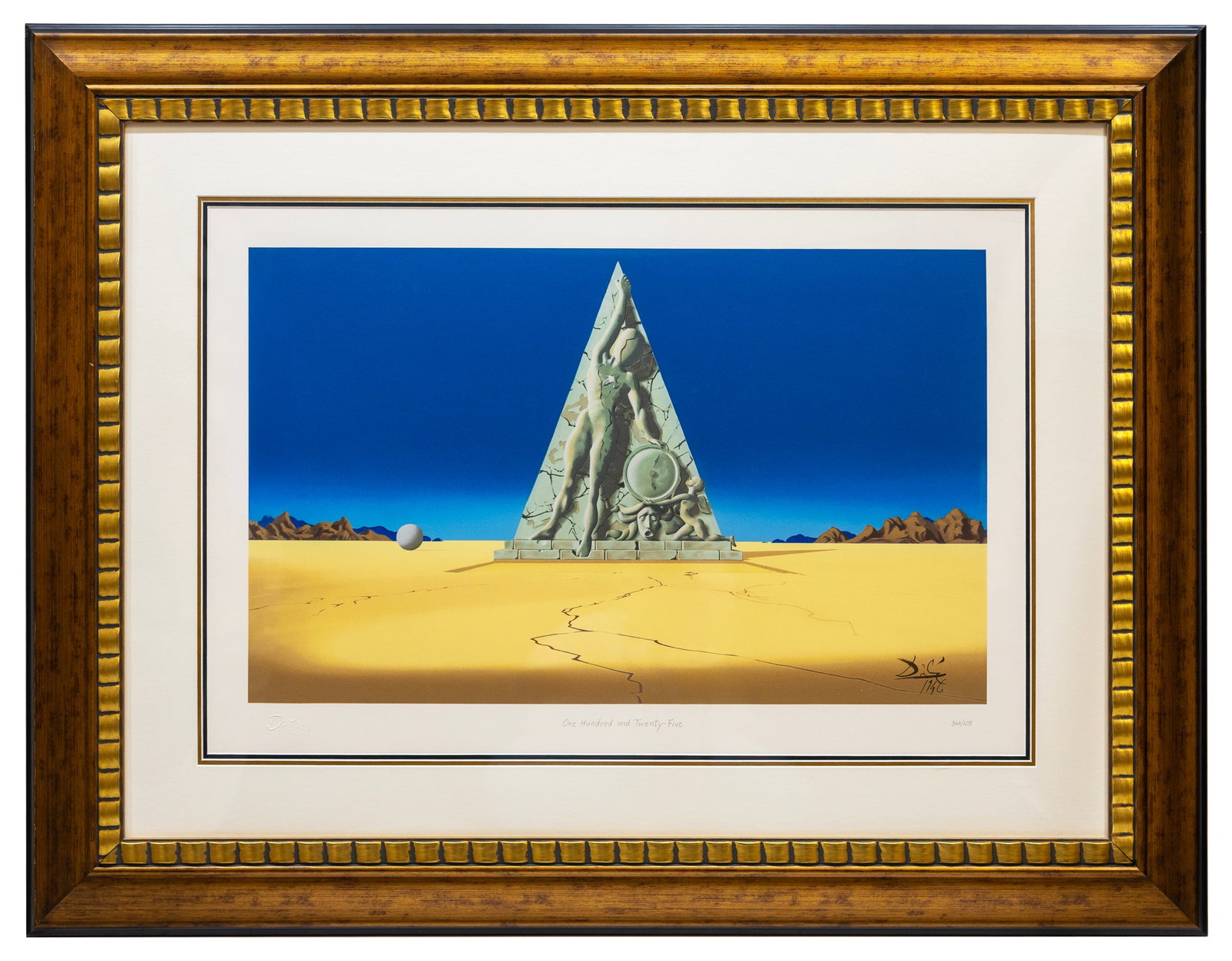 Salvador Dali / Walt Disney, Destino #125 One Hundred and Twenty-Five, Serigraph 344/475: Artist, Title, Year: Salvador Dalí / Walt Disney, Destino #125 – Set 4, One Hundred and Twenty-Five, 2007 Medium: Serigraph in color on wove paper, from the numbered proof edition of 475. Dimen