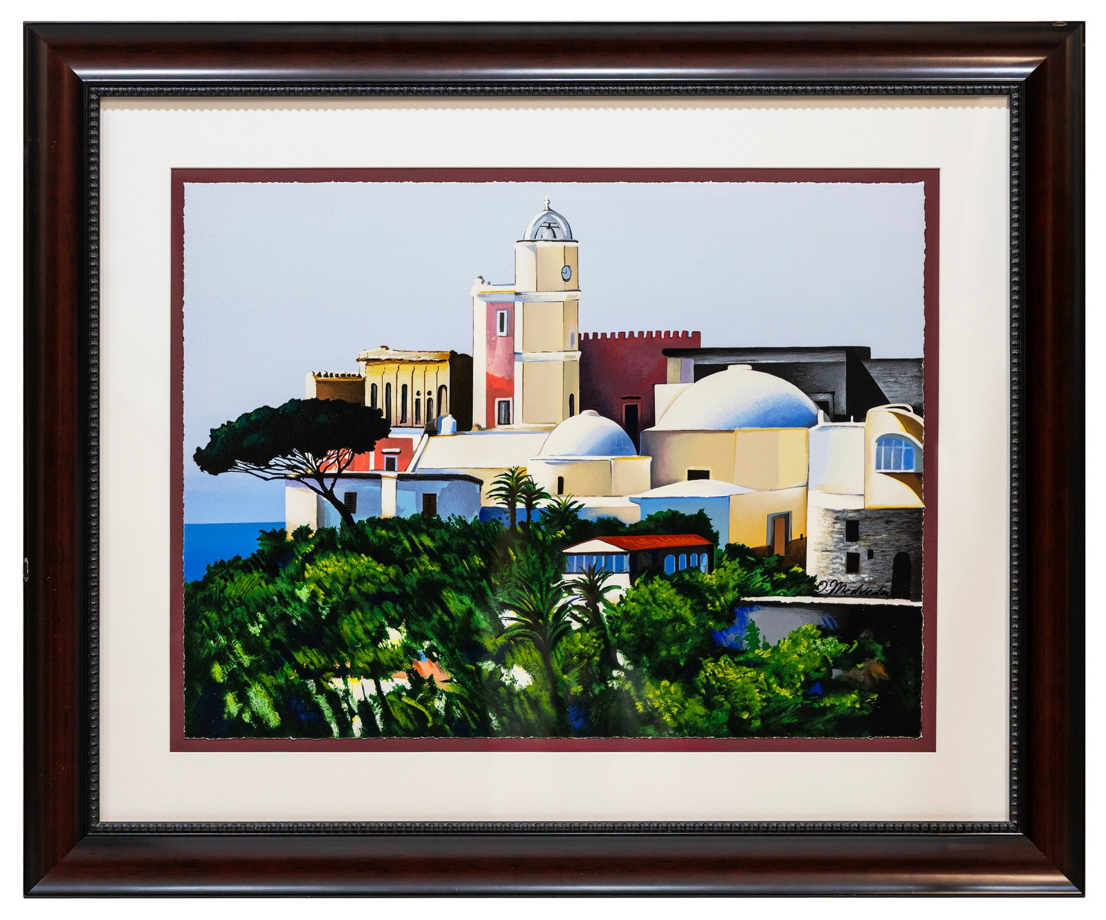 Igor Medvedev (Russian-American, 1931?2015) Island of Ischia, A/P Serigraph (1 of 7)