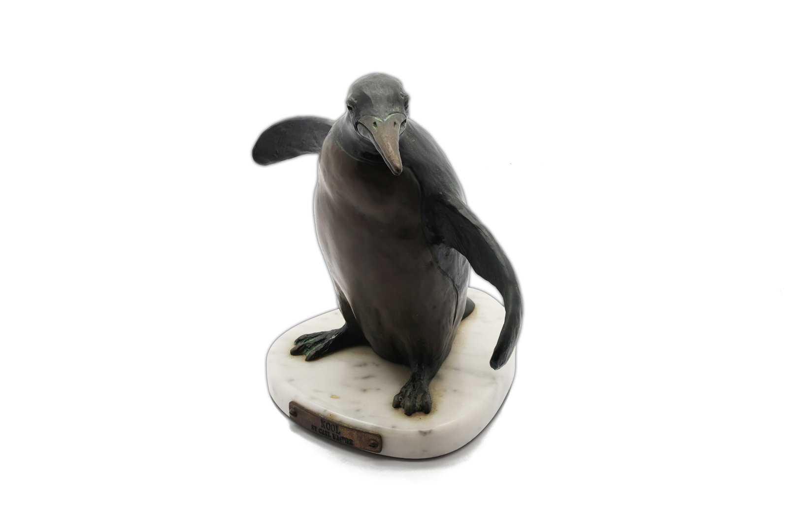 Carl Wagner, Kool, Ltd Bronze Penguin Sculpture 35/100, 1995 (1 of 9)