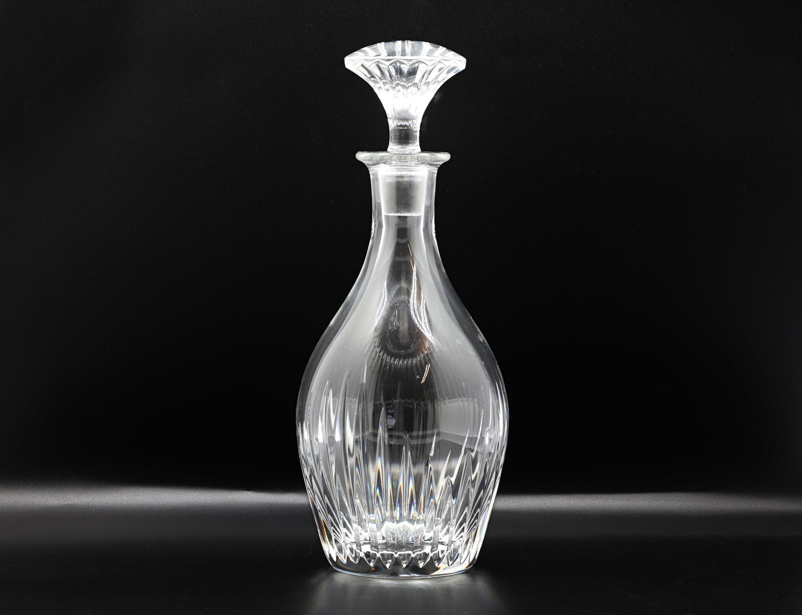 Baccarat France Massena Crystal Whiskey Decanter and Stopper, Design 1978 (1 of 5)