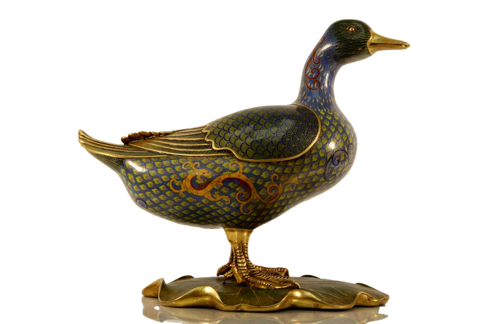 A Cloisonne Duck Ornament (1 of 12)