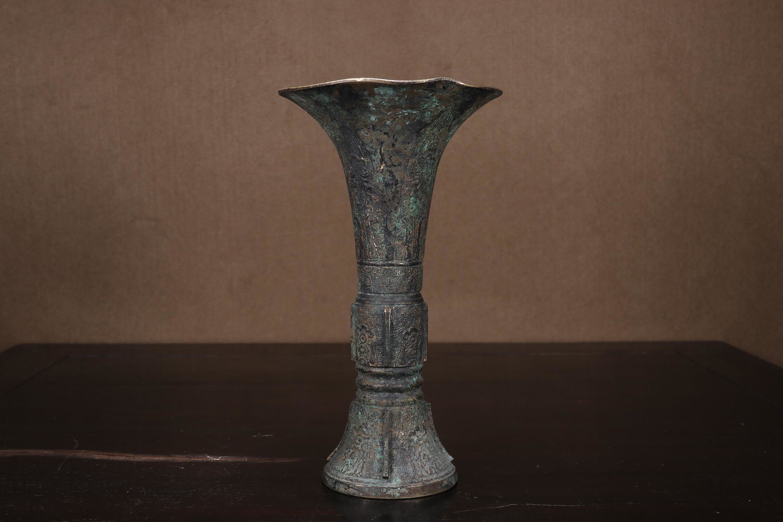 A Bronze Flower Vase (1 of 6)