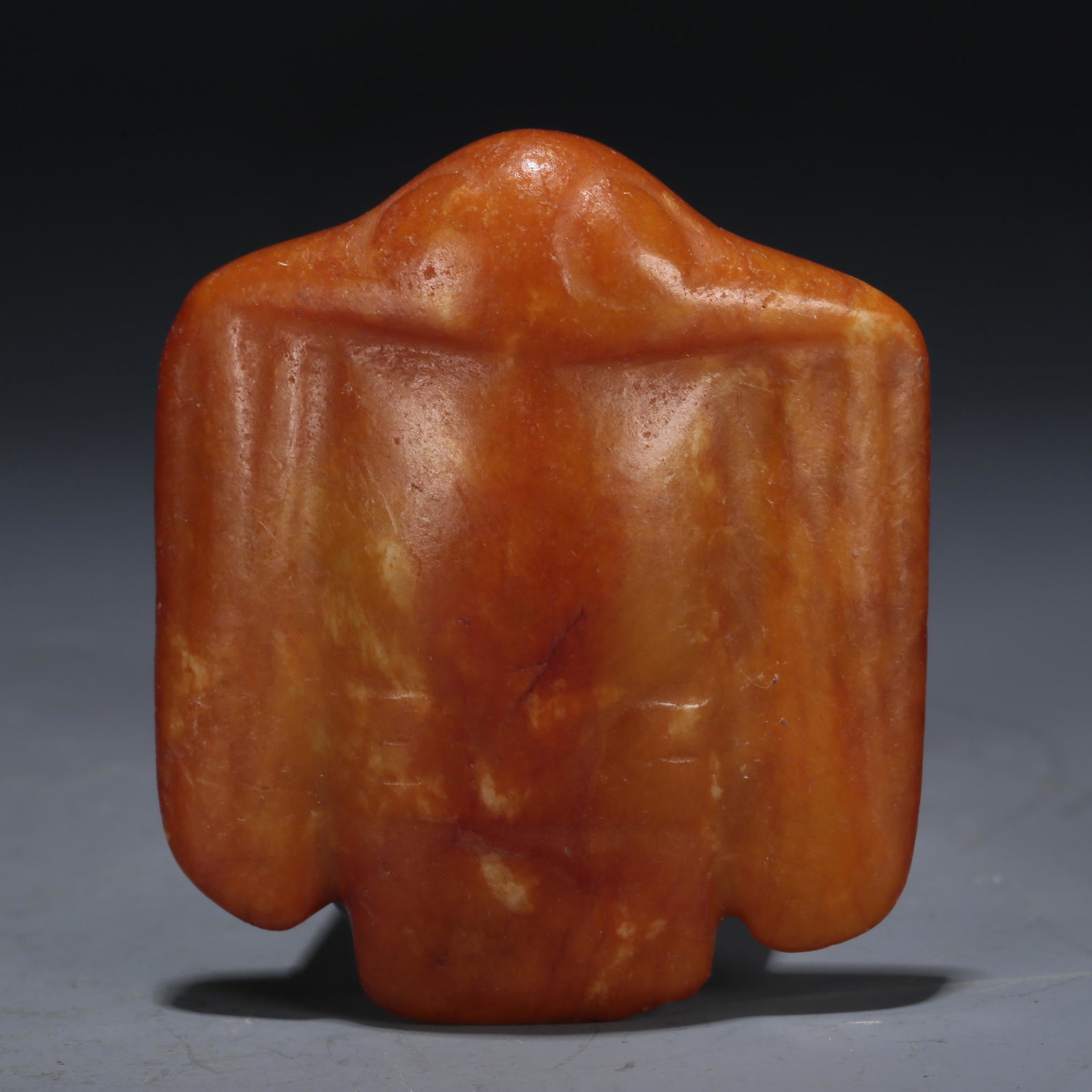 A Hongshan Culture Jade 'Bird'  Pendant. (1 of 3)