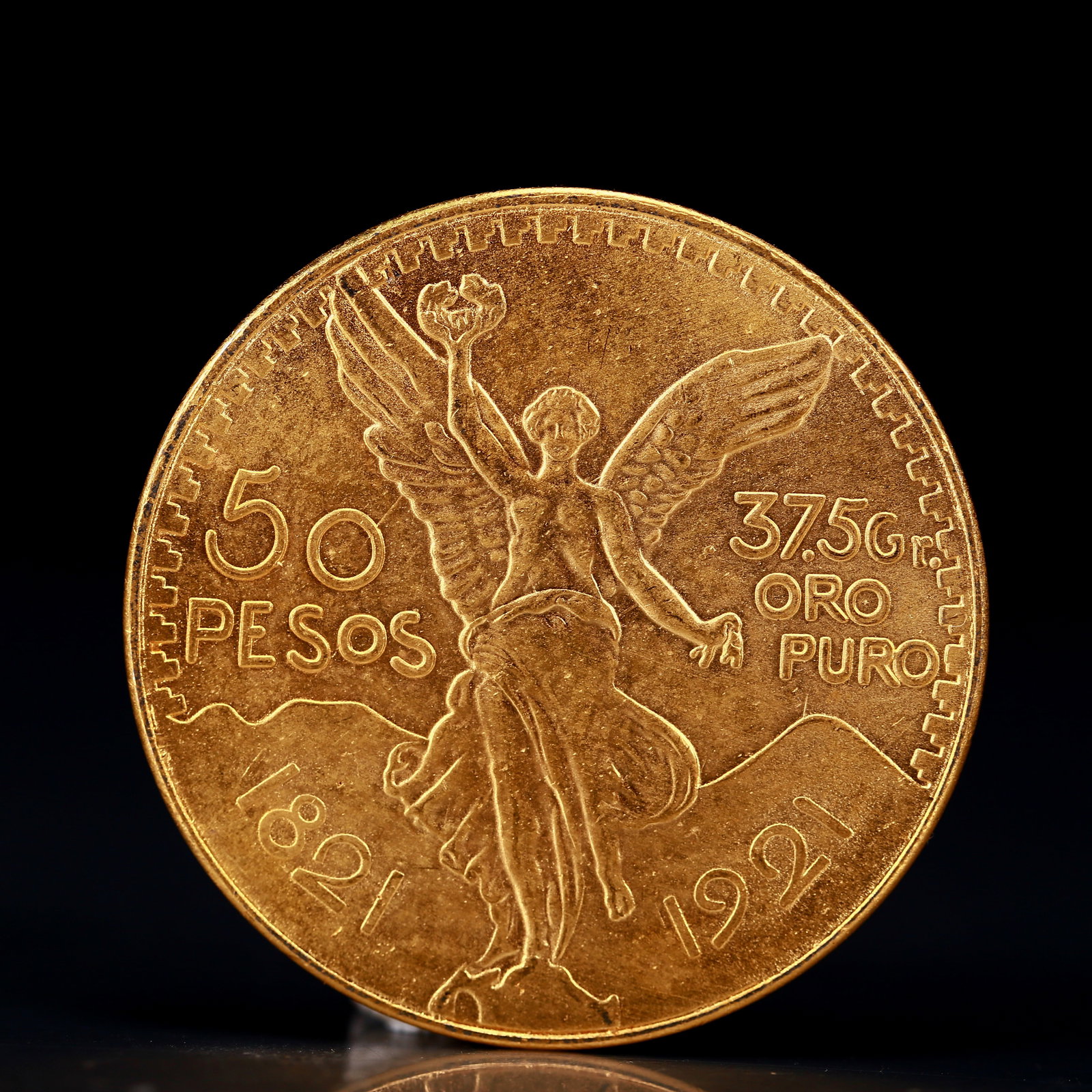 Mexican 50 Pesos Gold Coin (1 of 2)