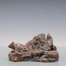 A Exquisite Eaglewood Character and Story Pattern Ornament (1 of 5)