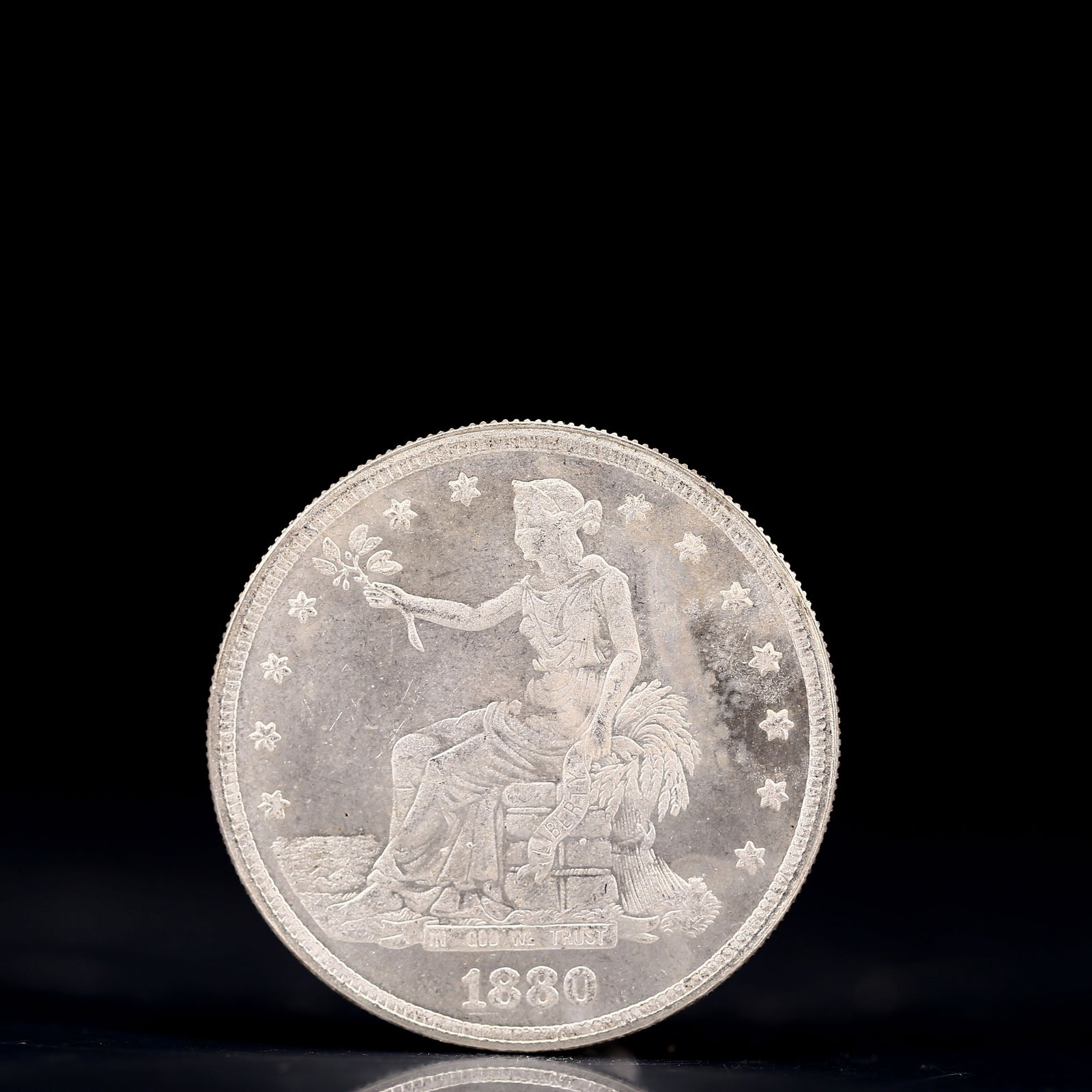 USA Trade Dollar 1880 Coin (1 of 2)