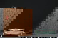 An Exquisite Ru yao Cover with Silver Tripod Washer,with an Imperial Poem by Emperor Qianlong