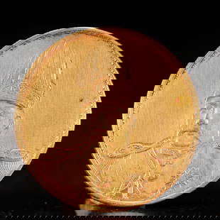 An Exquisite Gold Coin: An Exquisite Gold Coin, The Republic of China, Size:1.5in Weight:37.5gSize:3.9cm Weight:37.5g
