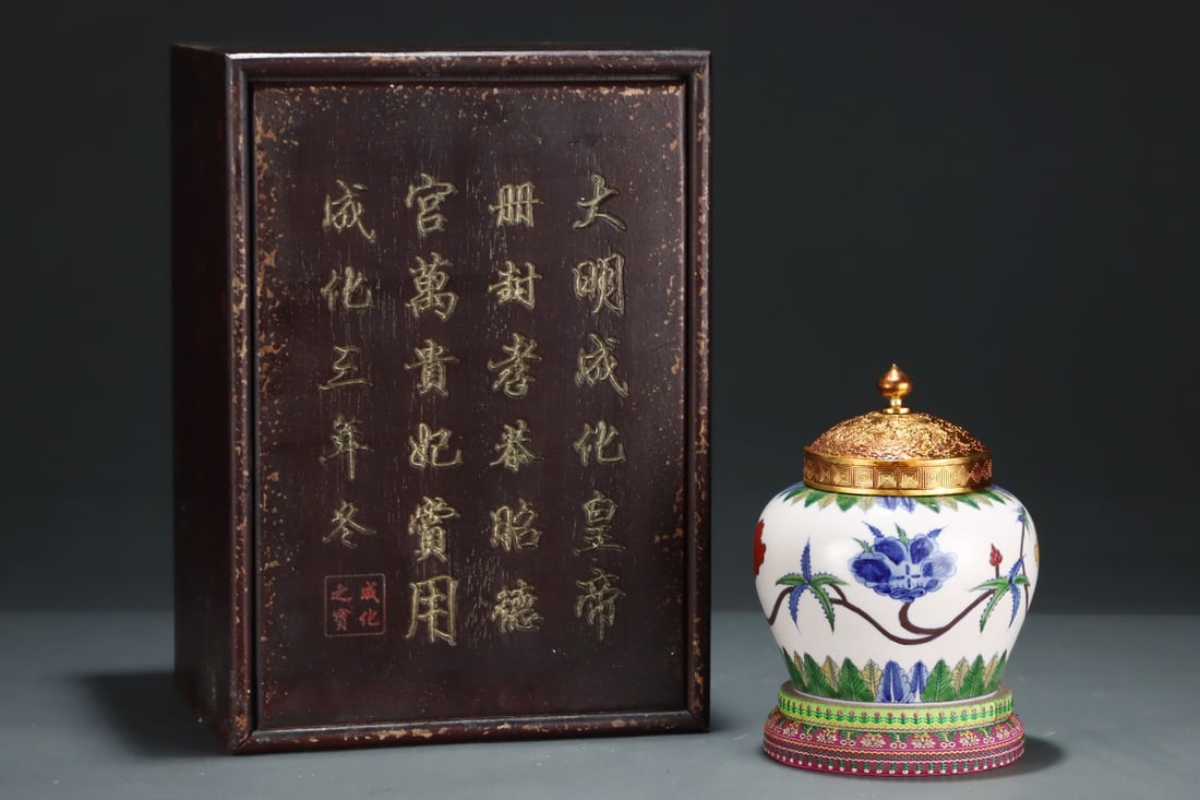 A Precious Doucai Lotus and Flower Pattern Jar (1 of 8)