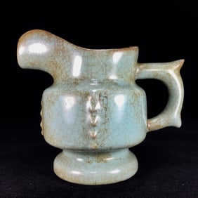 An Exquisite Ru yao Goblet