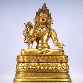A Exquisite Gilt Bronze Buddha statue