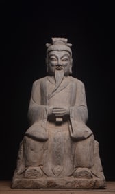 blue stone Figures Sculpture